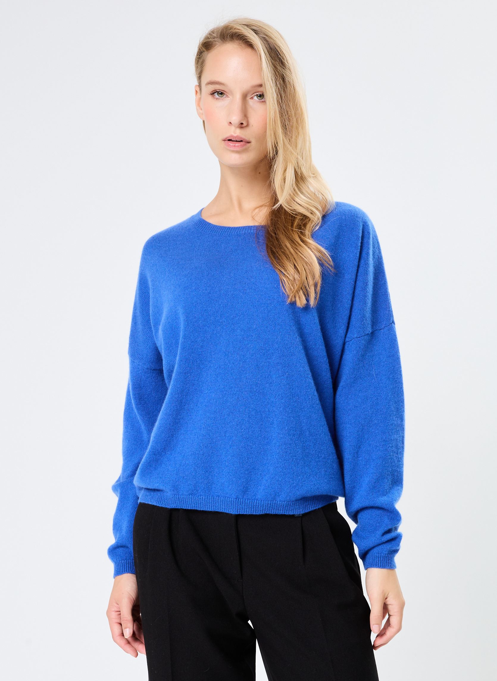 Truien KAIRA dames blauw Absolut Cashmere Truien KAIRA dames blauw FAIRY BLUE