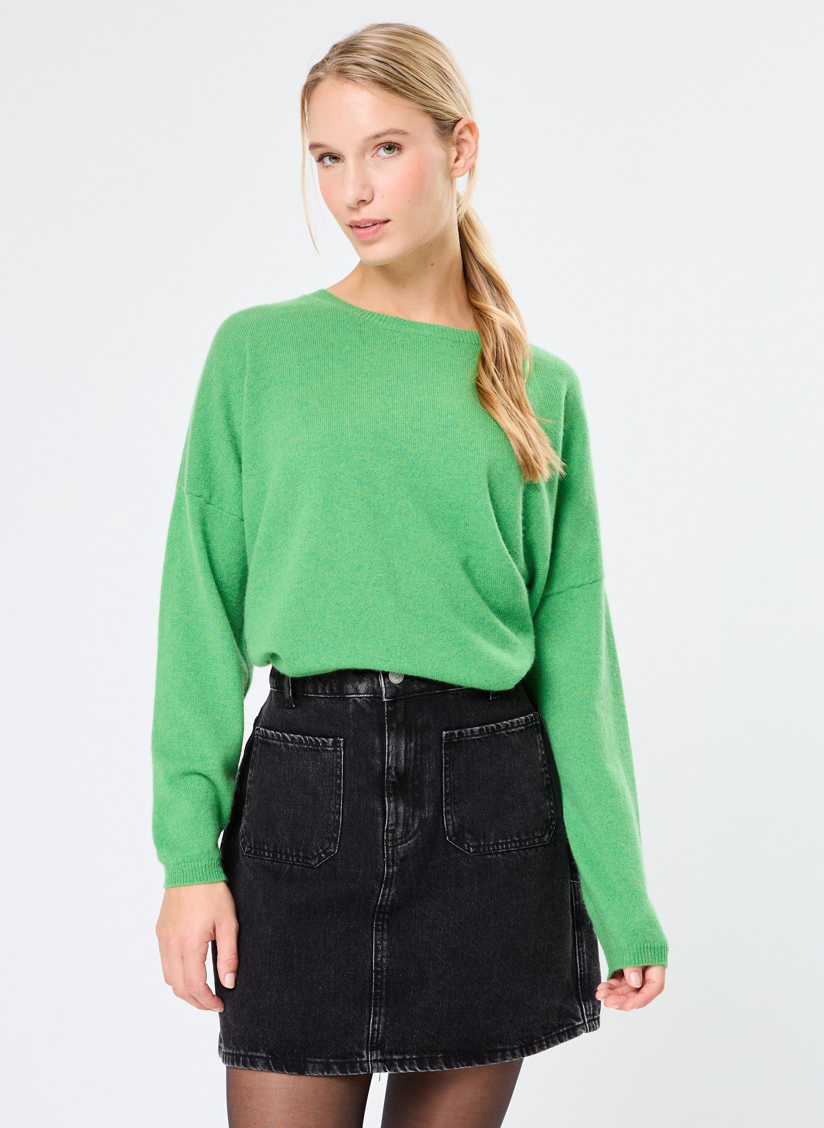 Pulls KAIRA femme vert Absolut Cashmere Pulls KAIRA femme vert GRASS