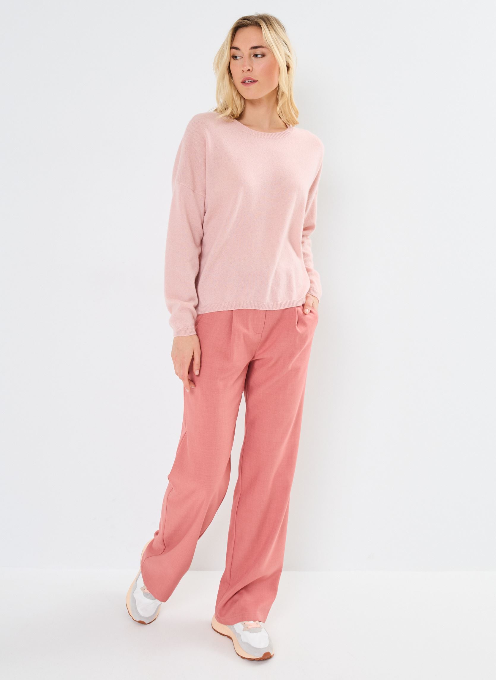 Pulls KAIRA femme rose Absolut Cashmere Pulls KAIRA femme rose LAUREL BLOSSOM