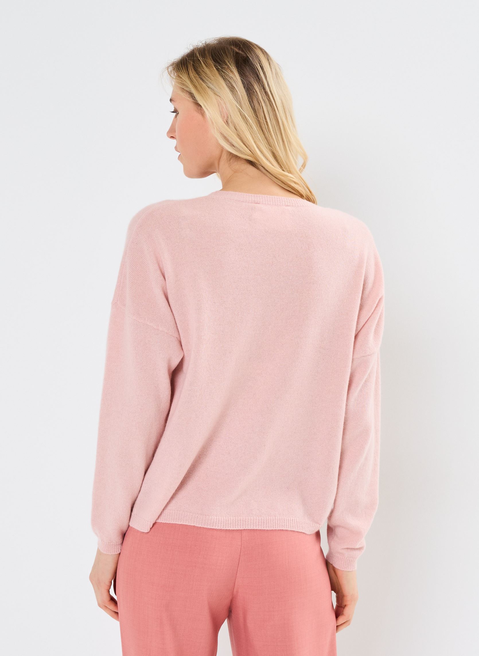 Pulls KAIRA femme rose Absolut Cashmere Pulls KAIRA femme rose LAUREL BLOSSOM