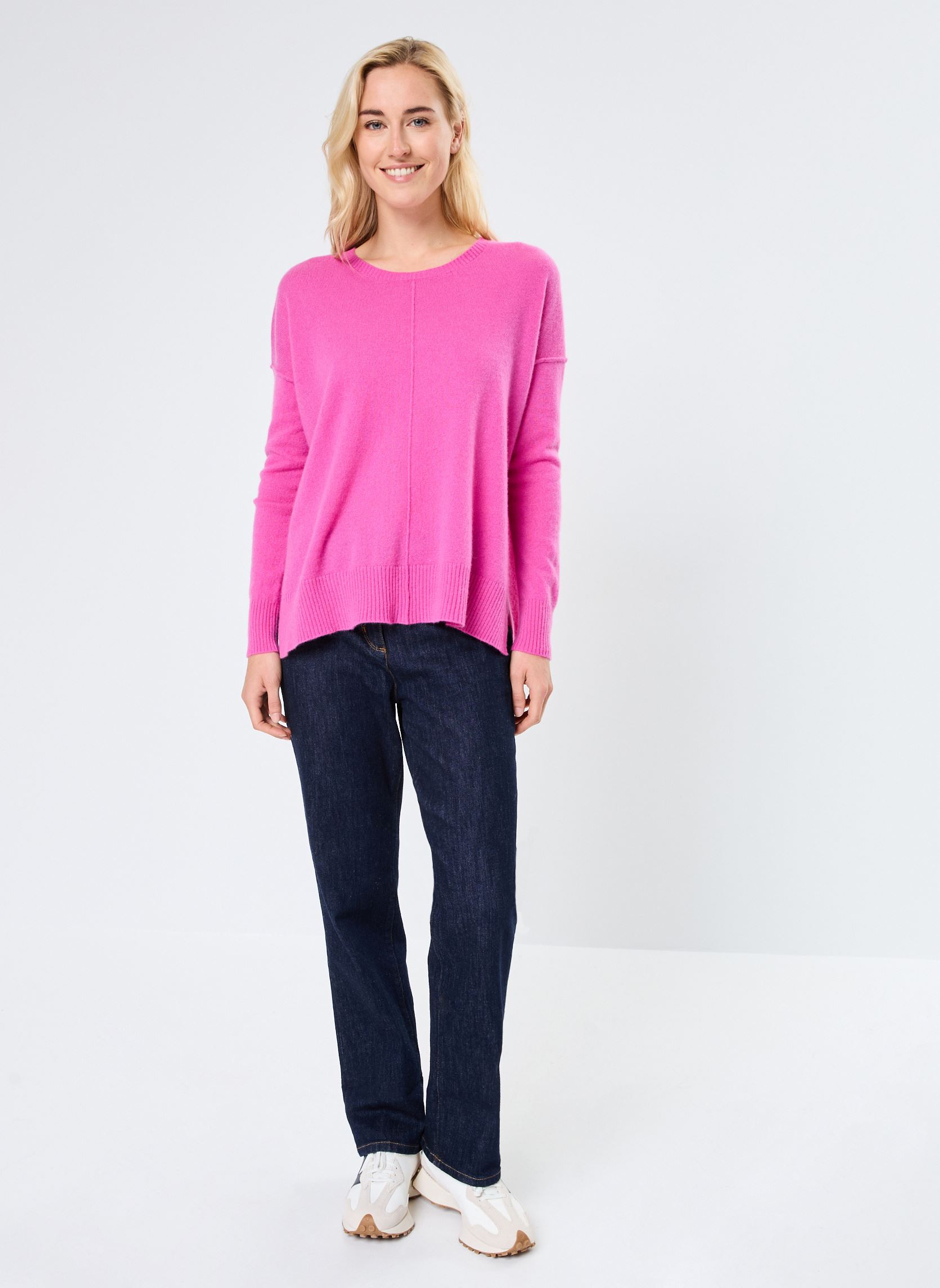 Truien KENZA dames roze Absolut Cashmere Truien KENZA dames roze ROSEBUD