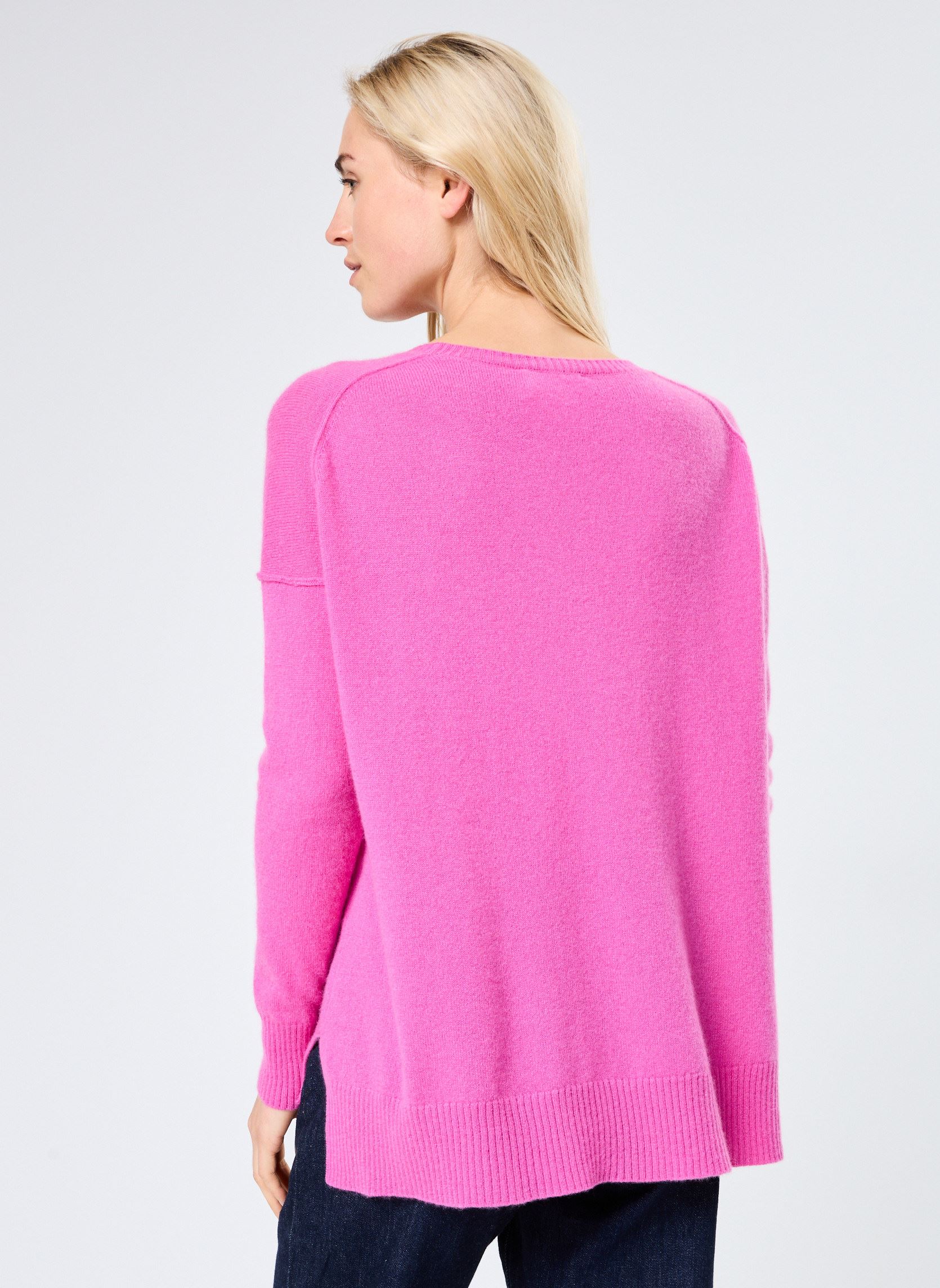 Truien KENZA dames roze Absolut Cashmere Truien KENZA dames roze ROSEBUD