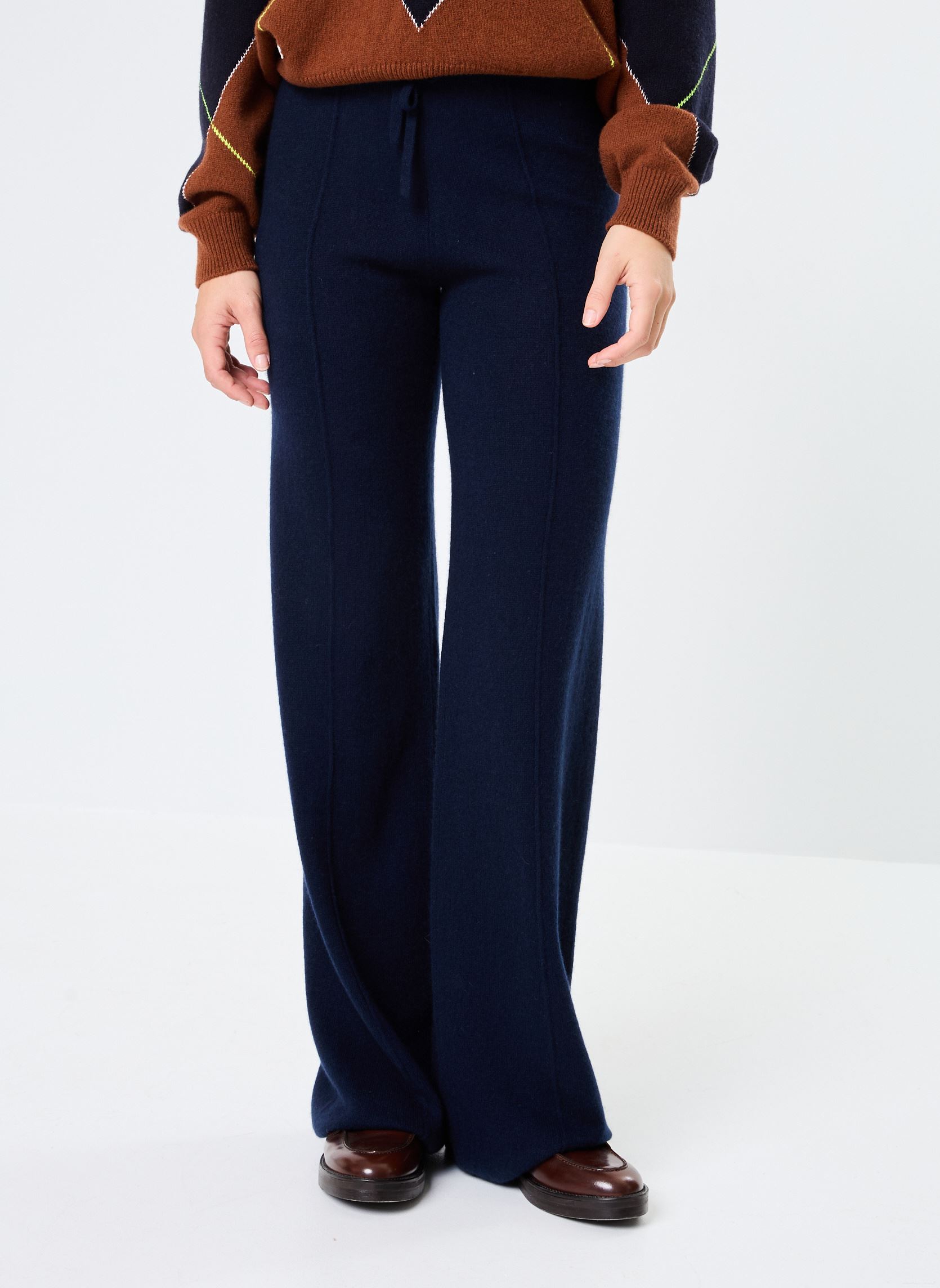 Weite Hosen MEATH damen blau Absolut Cashmere Weite Hosen MEATH damen blau NAVY