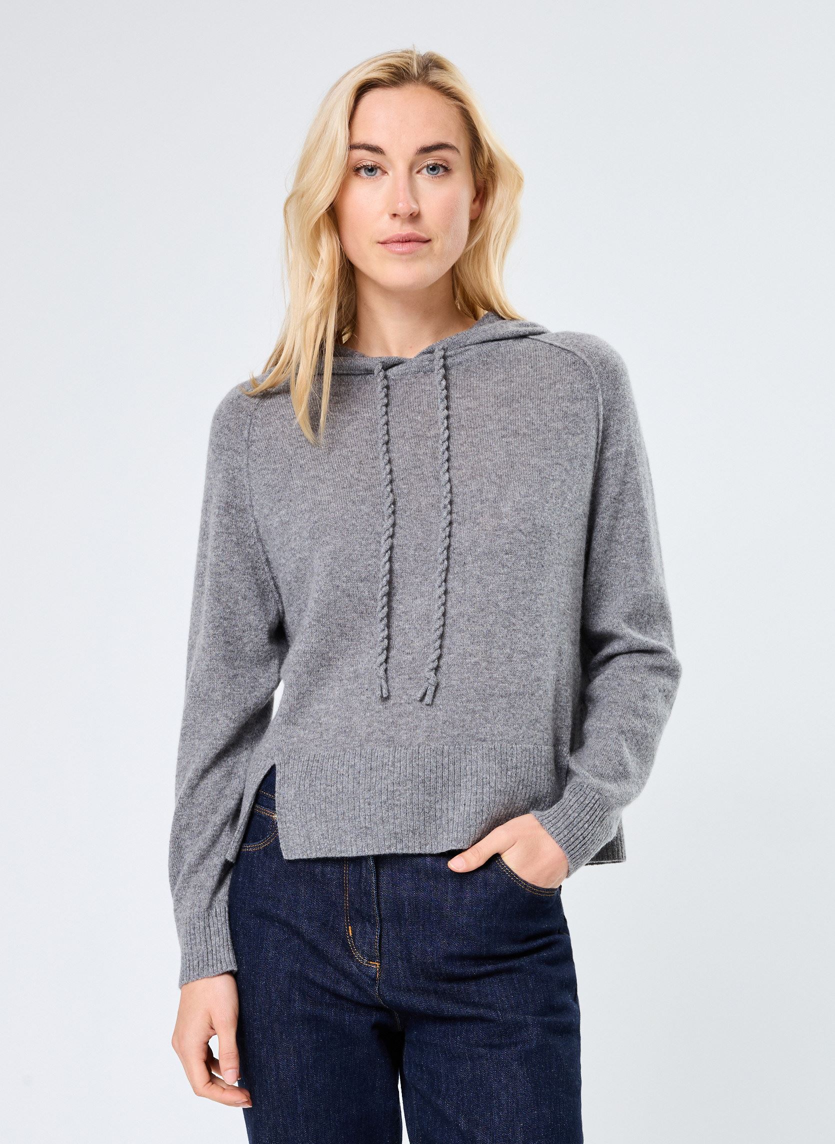 Sweater YUNA dames grijs Absolut Cashmere Sweater YUNA dames grijs DK HTR GREY
