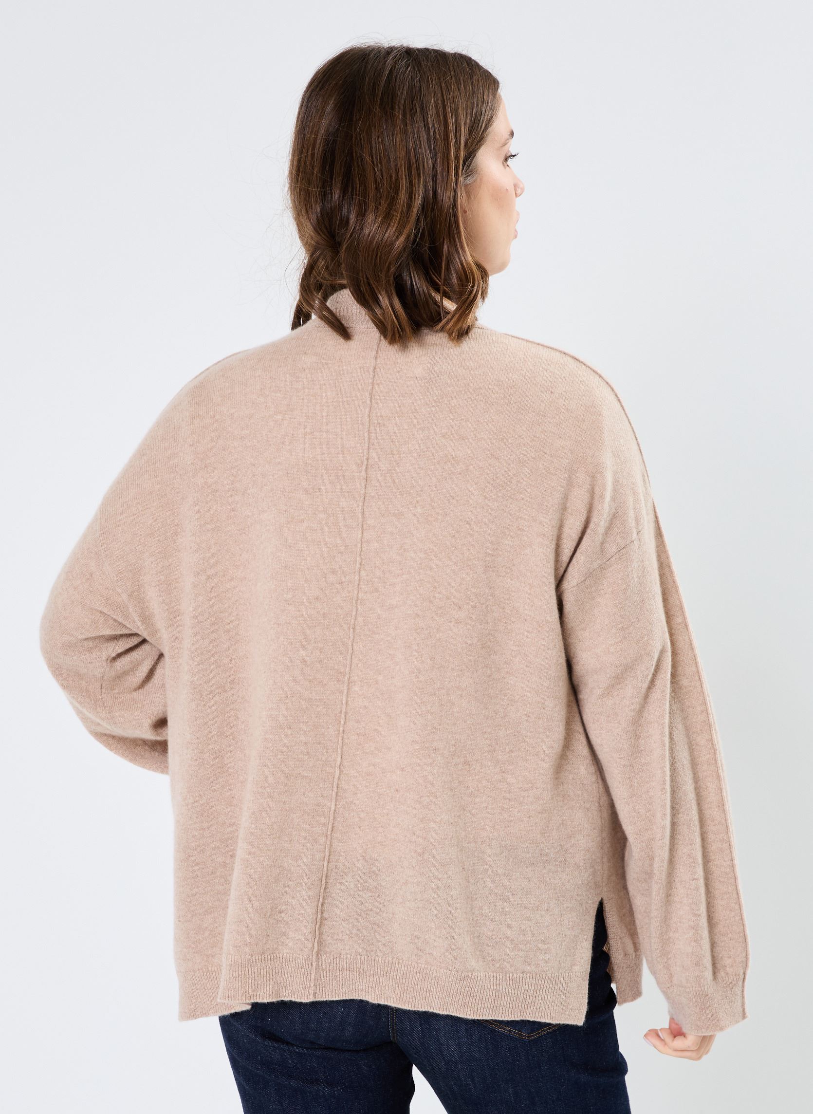 Gilets CASSIDY femme marron Absolut Cashmere Gilets CASSIDY femme marron CHESTNUT