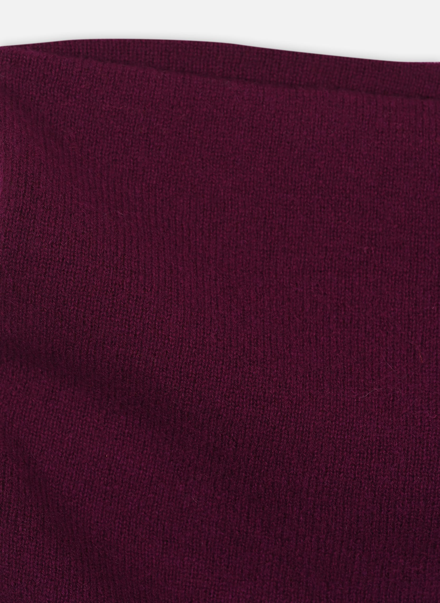 Sjaals LILOU dames bordeaux Absolut Cashmere Sjaals LILOU dames bordeaux EGGPLANT