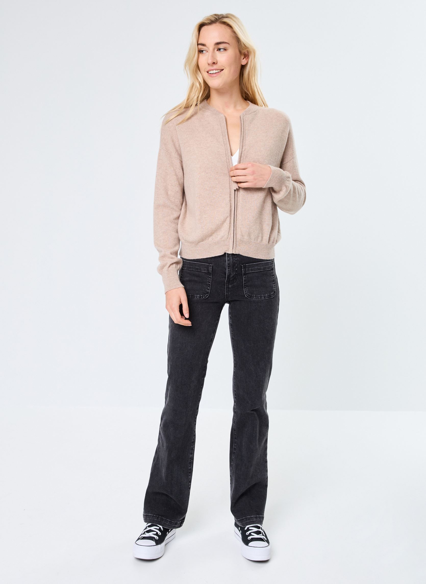 Gilets DELWYN femme marron Absolut Cashmere Gilets DELWYN femme marron CHESTNUT