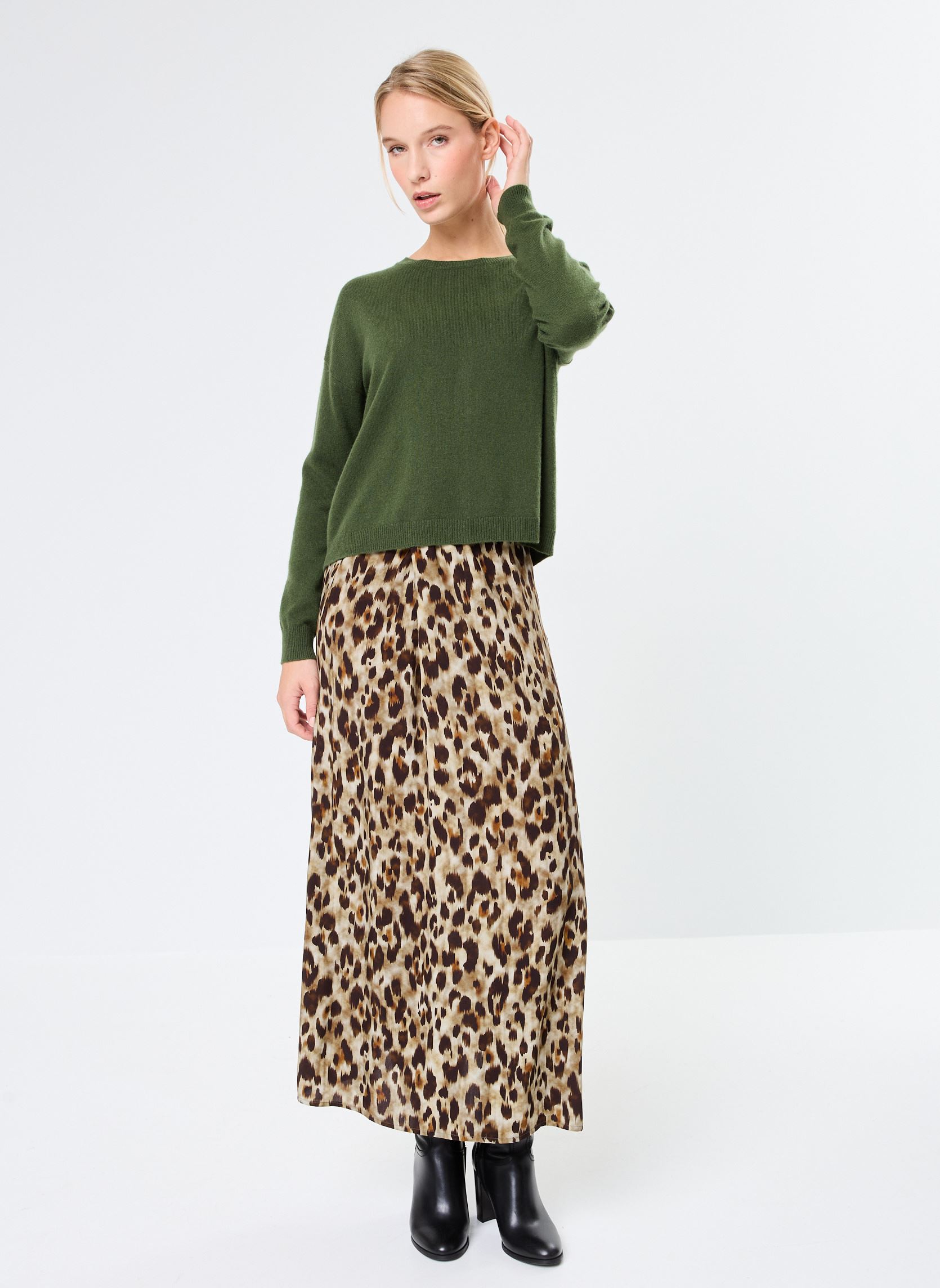 Pulls LISA femme vert Absolut Cashmere Pulls LISA femme vert ARTICHOKE