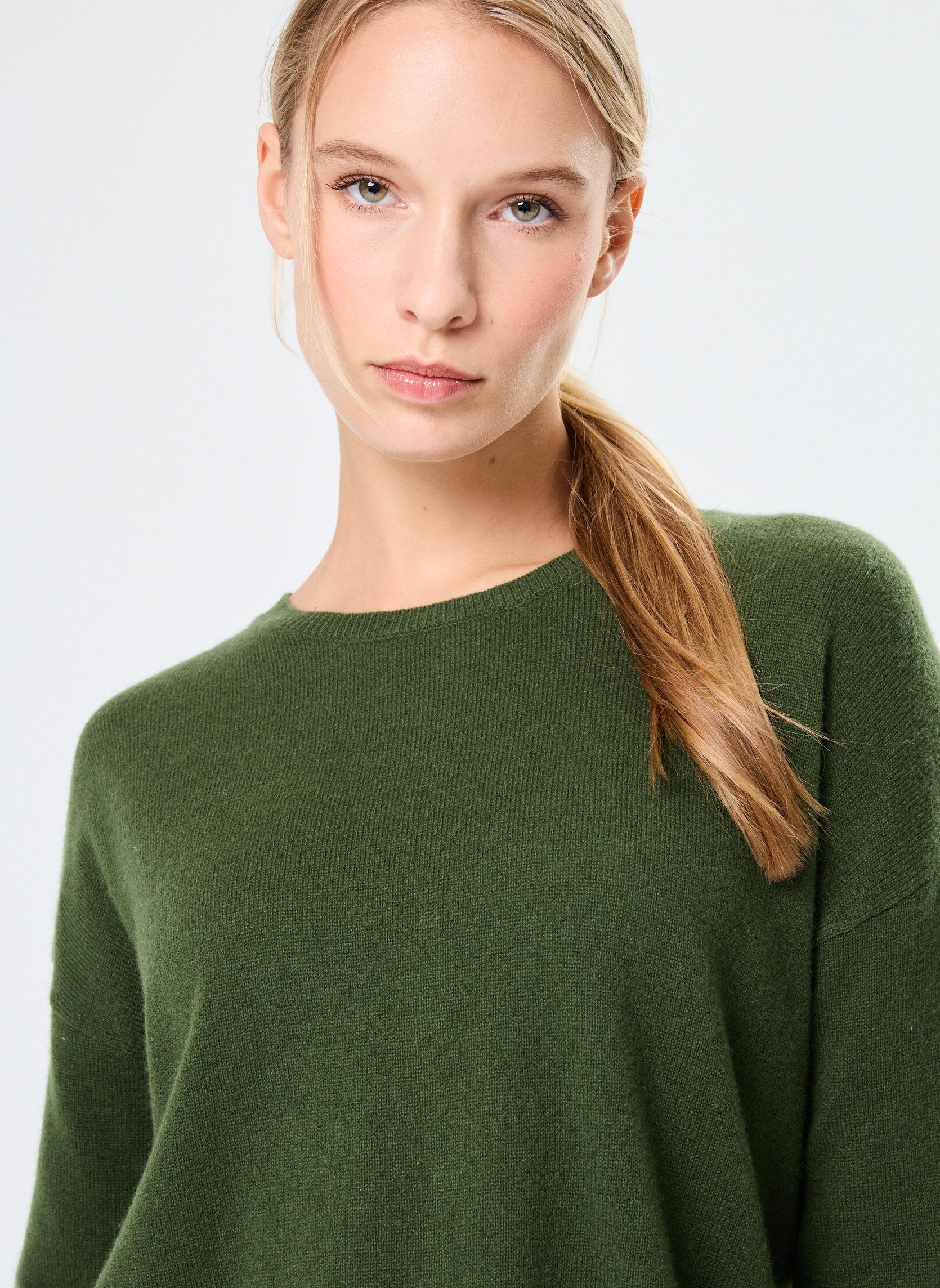 Pulls LISA femme vert Absolut Cashmere Pulls LISA femme vert ARTICHOKE