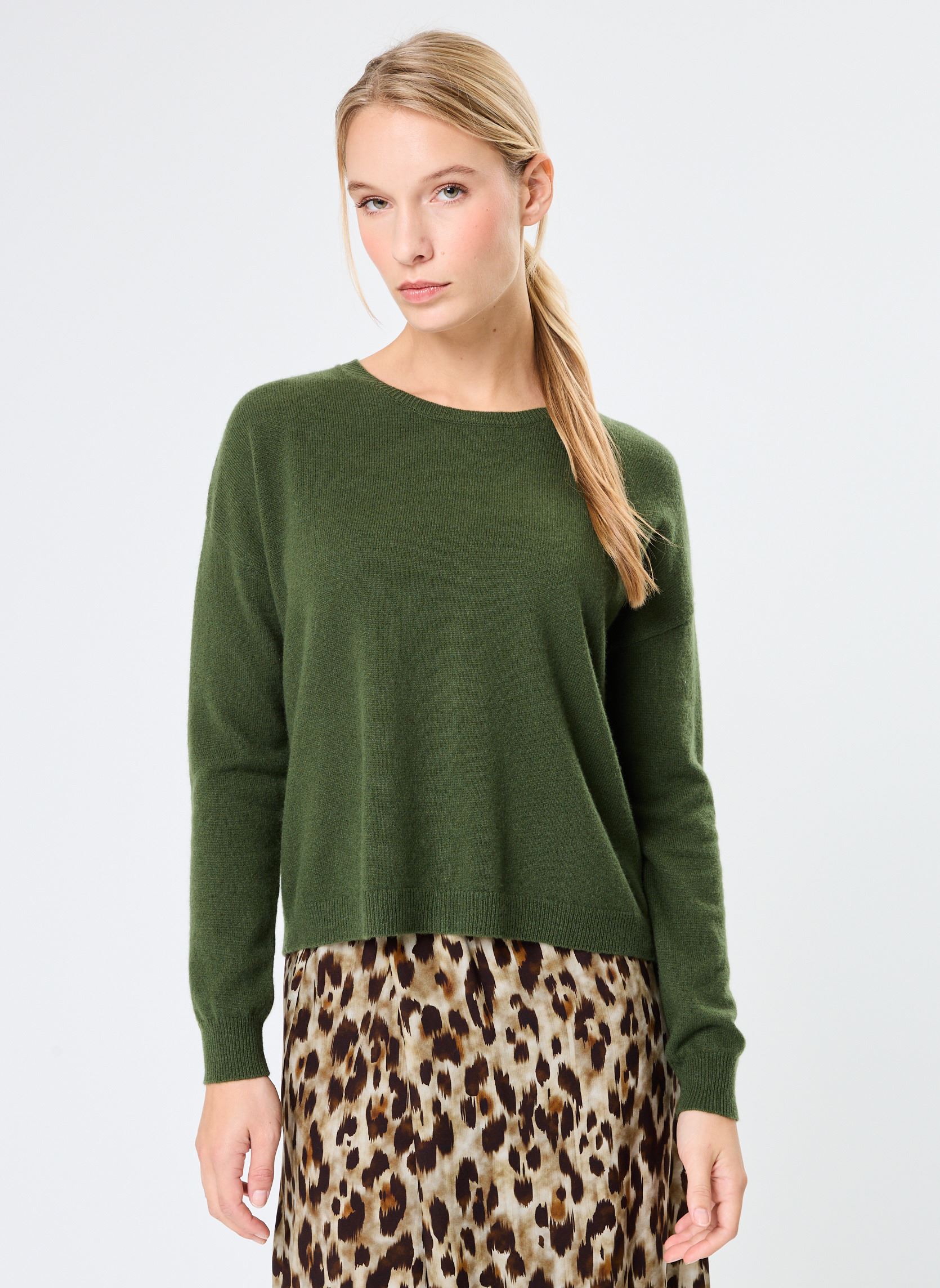 Pulls LISA femme vert Absolut Cashmere Pulls LISA femme vert ARTICHOKE
