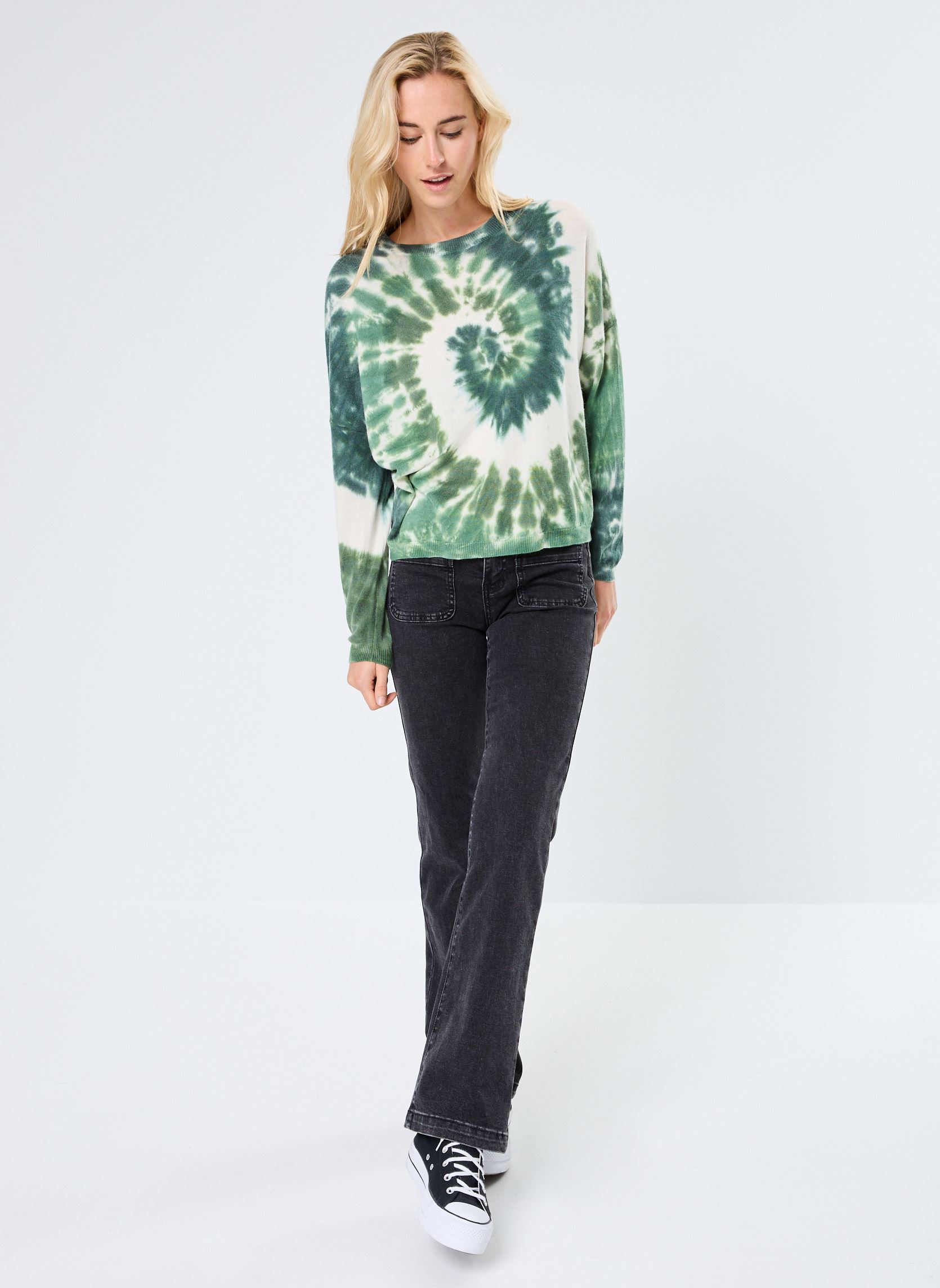 Tee-shirts manches longues ELISABETH femme multicolore Absolut Cashmere Tee-shirts manches longues ELISABETH femme multicolore CYCLONE ARTICHOKE