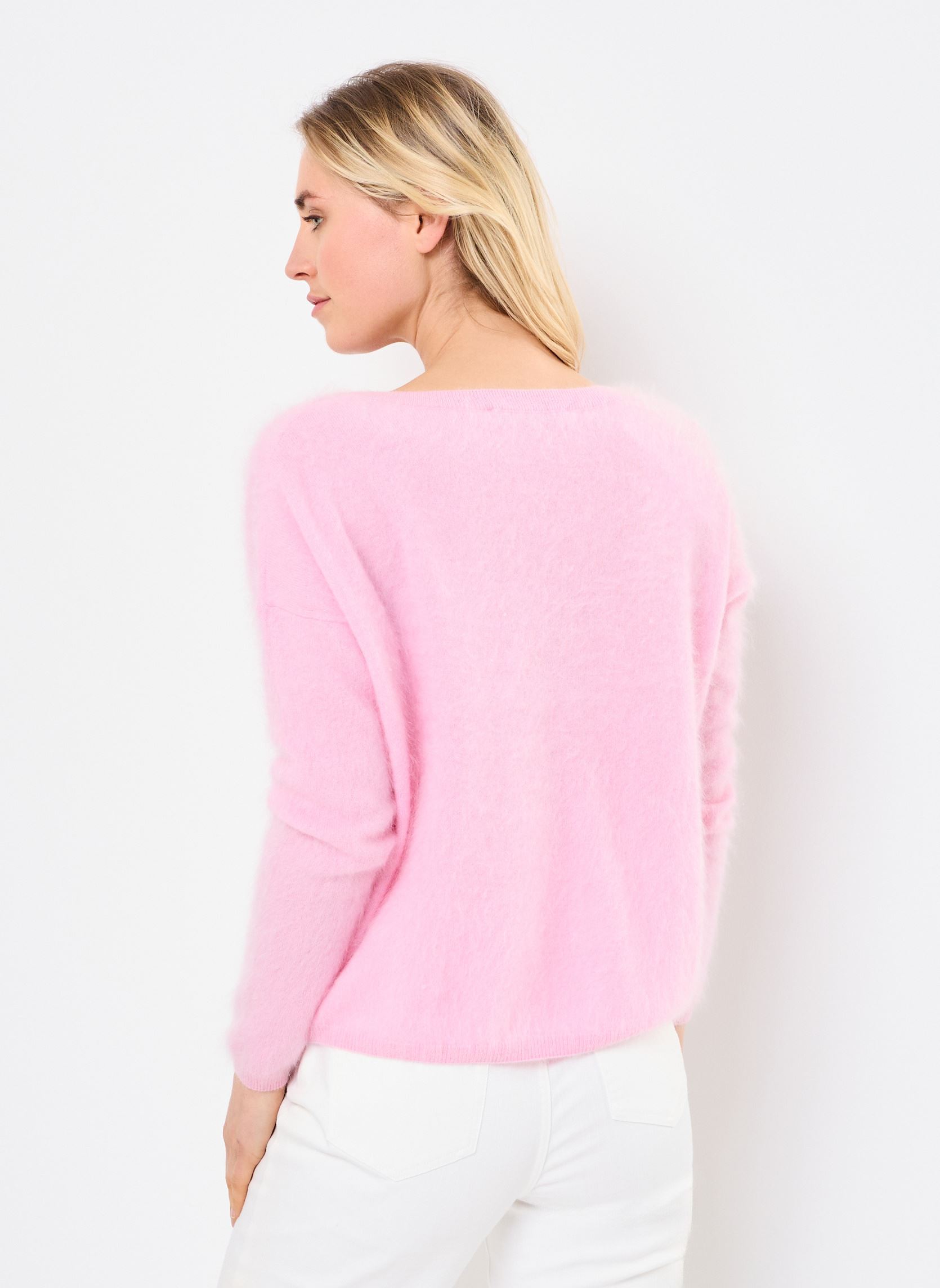 Pulls SOELI femme rose Absolut Cashmere Pulls SOELI femme rose BUBBLE GUM