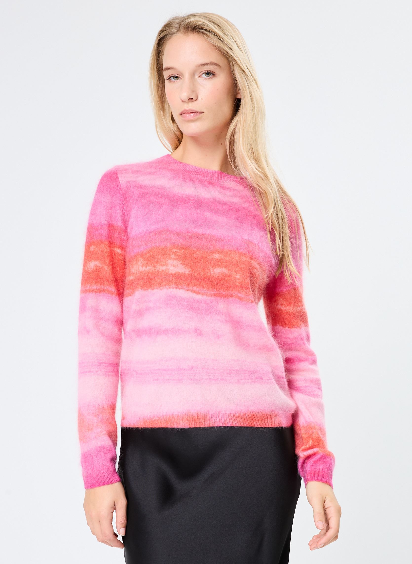 Pullover ROISE damen rosa Absolut Cashmere Pullover ROISE damen rosa STRIPE PINK