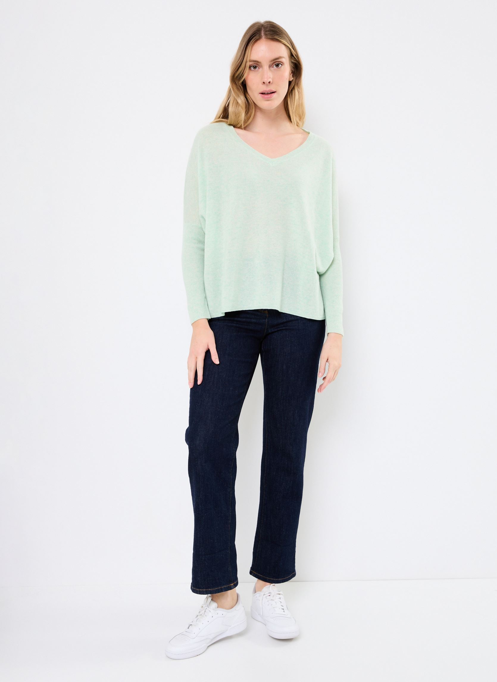 Pulls CAMILLE femme vert Absolut Cashmere Pulls CAMILLE femme vert CLOUDY MINT