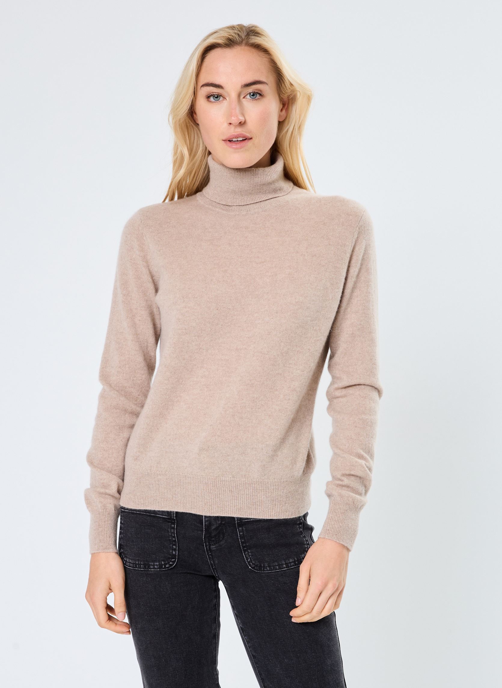 Pulls THEMYS femme marron Absolut Cashmere Pulls THEMYS femme marron CHESTNUT
