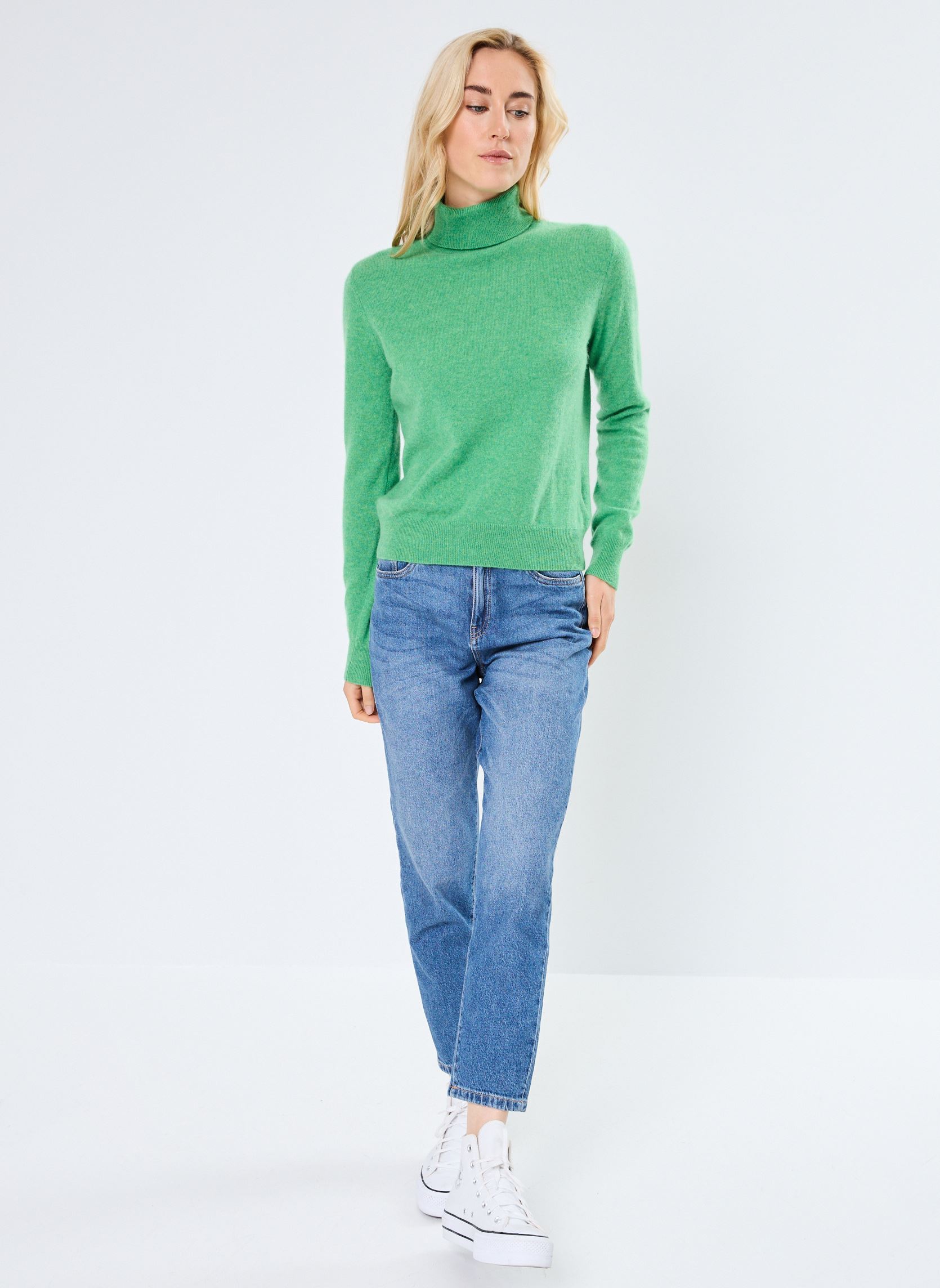 Pulls THEMYS femme vert Absolut Cashmere Pulls THEMYS femme vert GRASS