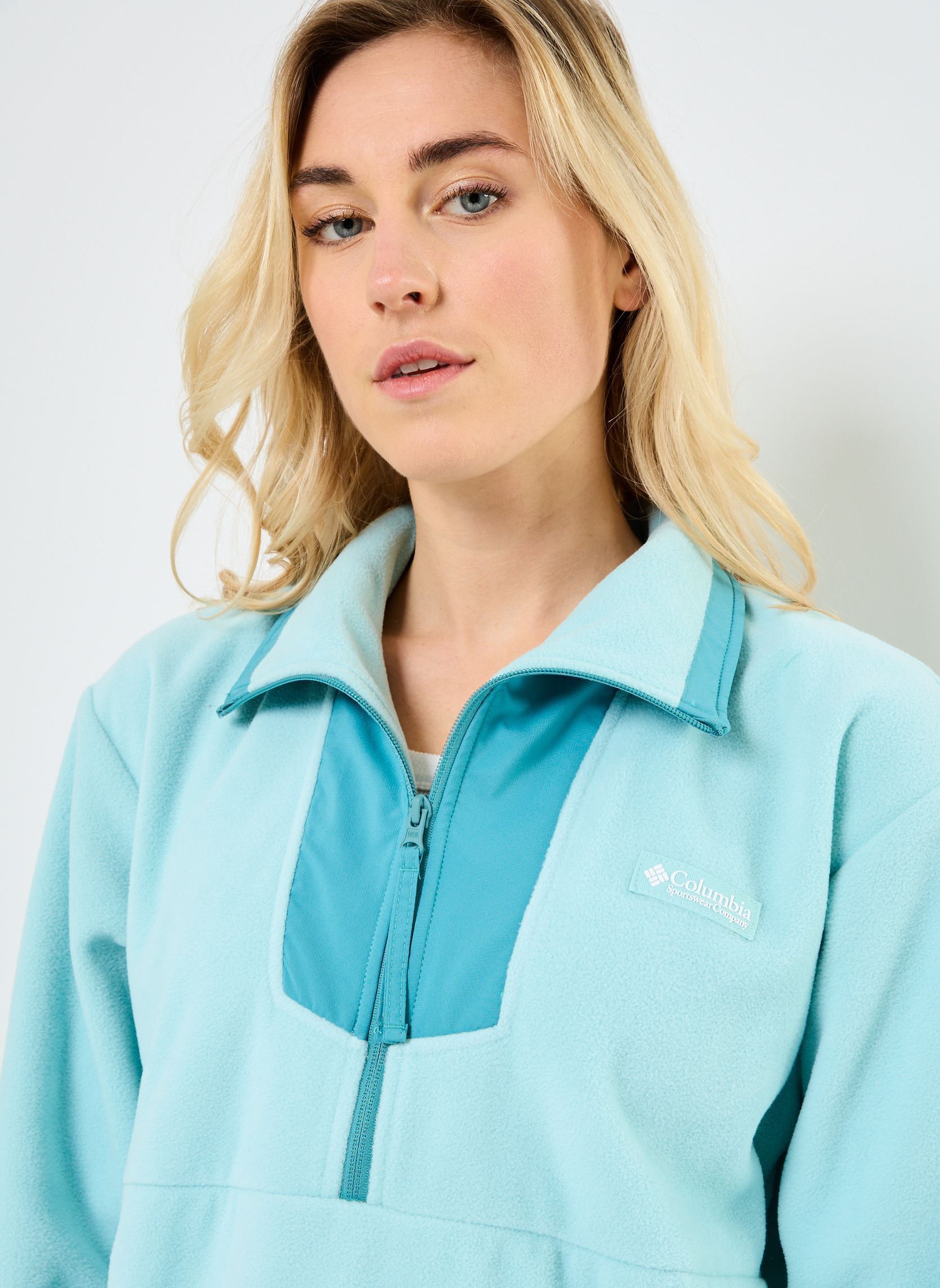 Fleece truien Sequoia Grove 1/2 Zip Fleece dames blauw Columbia Fleece truien Sequoia Grove 1/2 Zip Fleece dames blauw SPRAY, TEAL