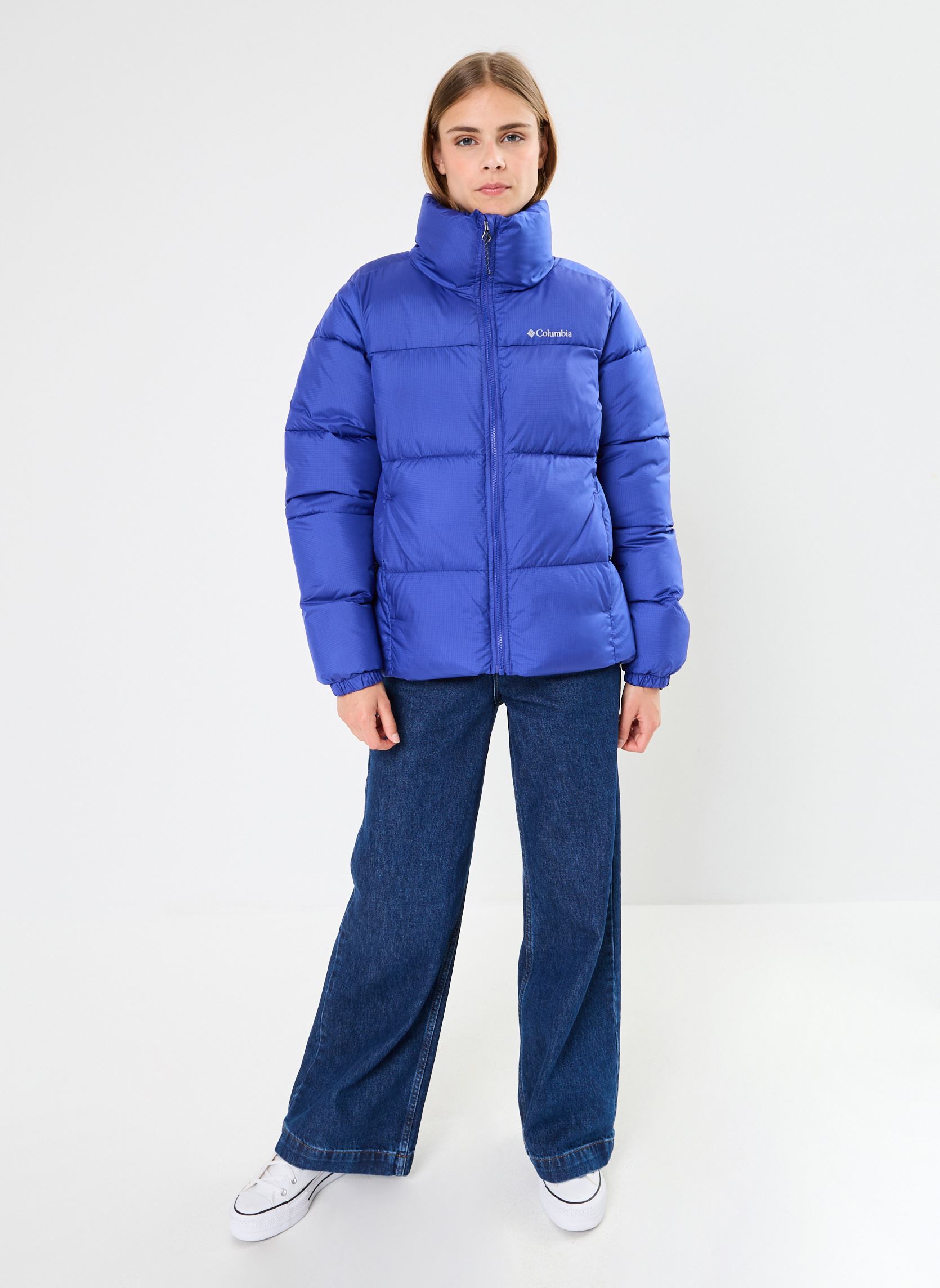 Doudounes Puffect II Full Zip Jacket femme bleu Columbia Doudounes Puffect II Full Zip Jacket femme bleu CLEMATIS BLUE