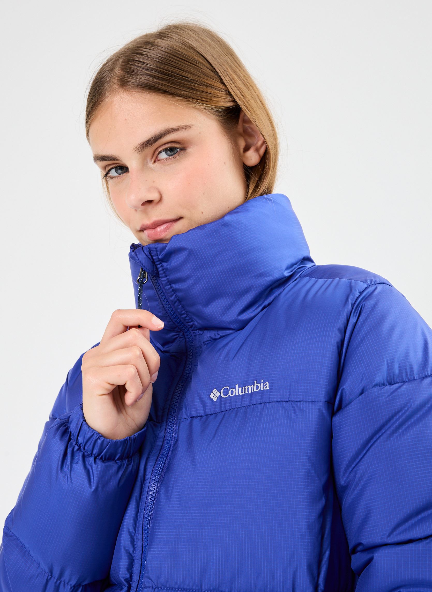 Doudounes Puffect II Full Zip Jacket femme bleu Columbia Doudounes Puffect II Full Zip Jacket femme bleu CLEMATIS BLUE