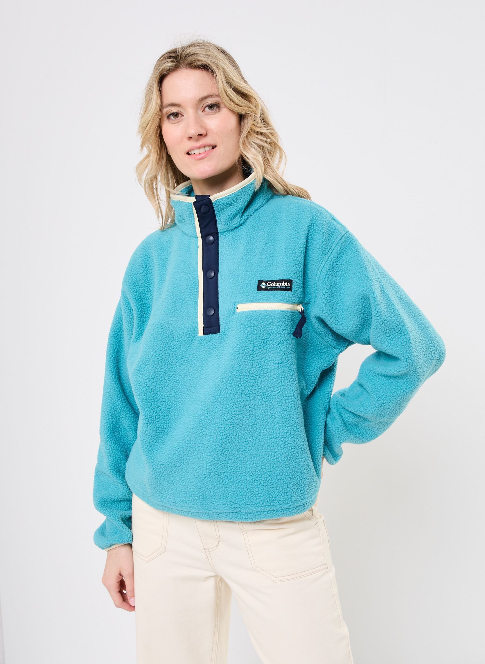 Columbia HELVETIA II CROPPED HALF SNAP FLEECE EU