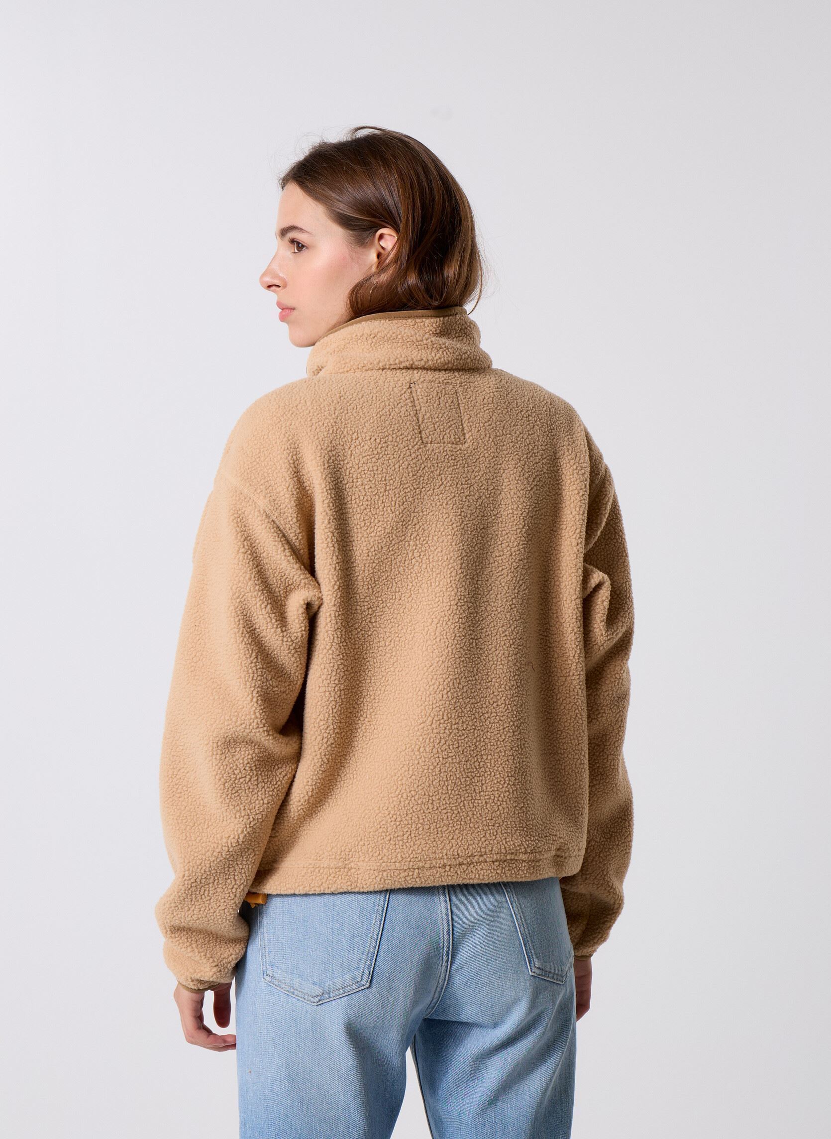 Pulls polaire Helvetia II Cropped Half Snap Fleece femme marron Columbia Pulls polaire Helvetia II Cropped Half Snap Fleece femme marron CANOE