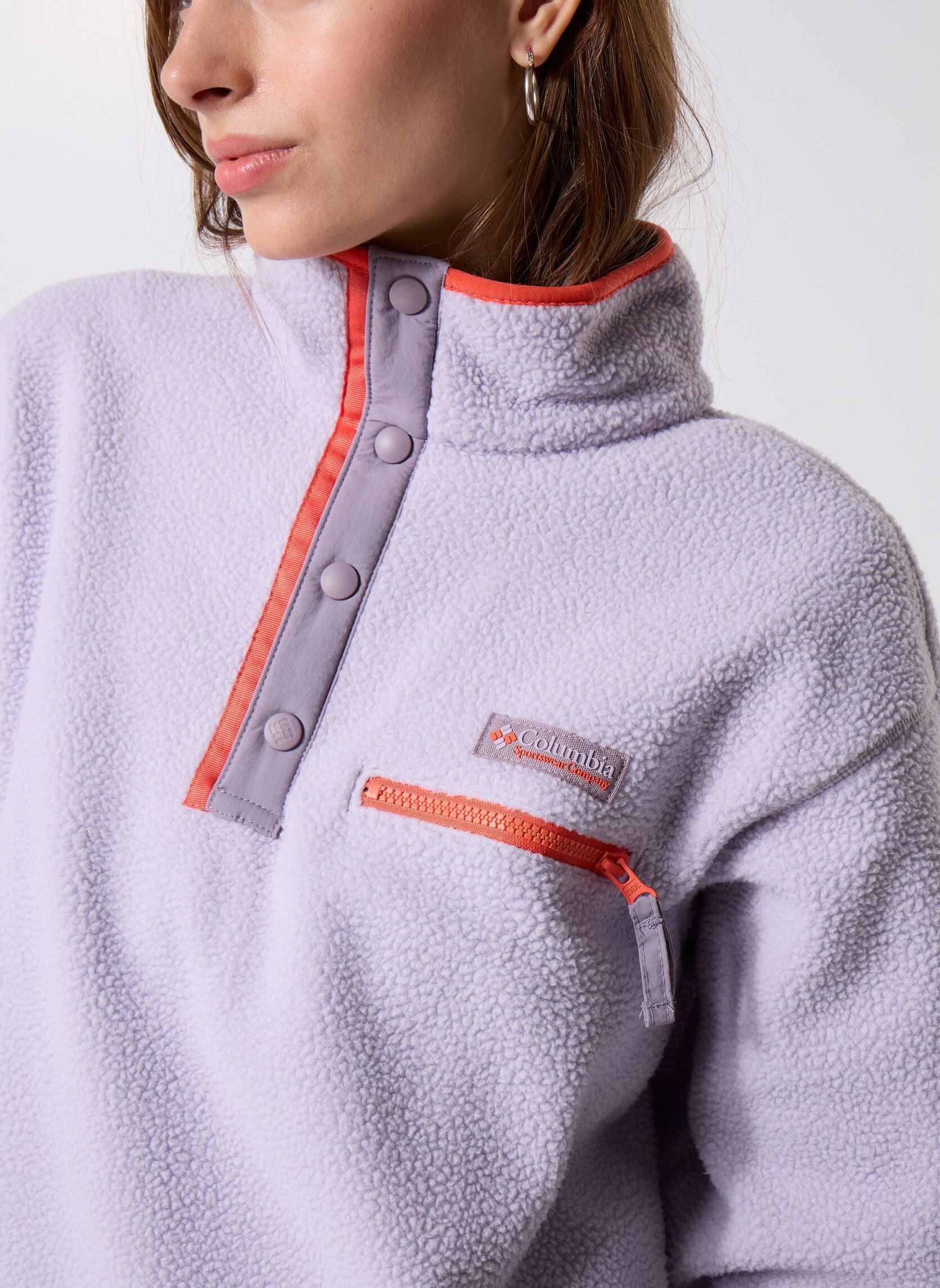 Columbia Fleece truien Helvetia II Cropped Half Snap Fleece dames