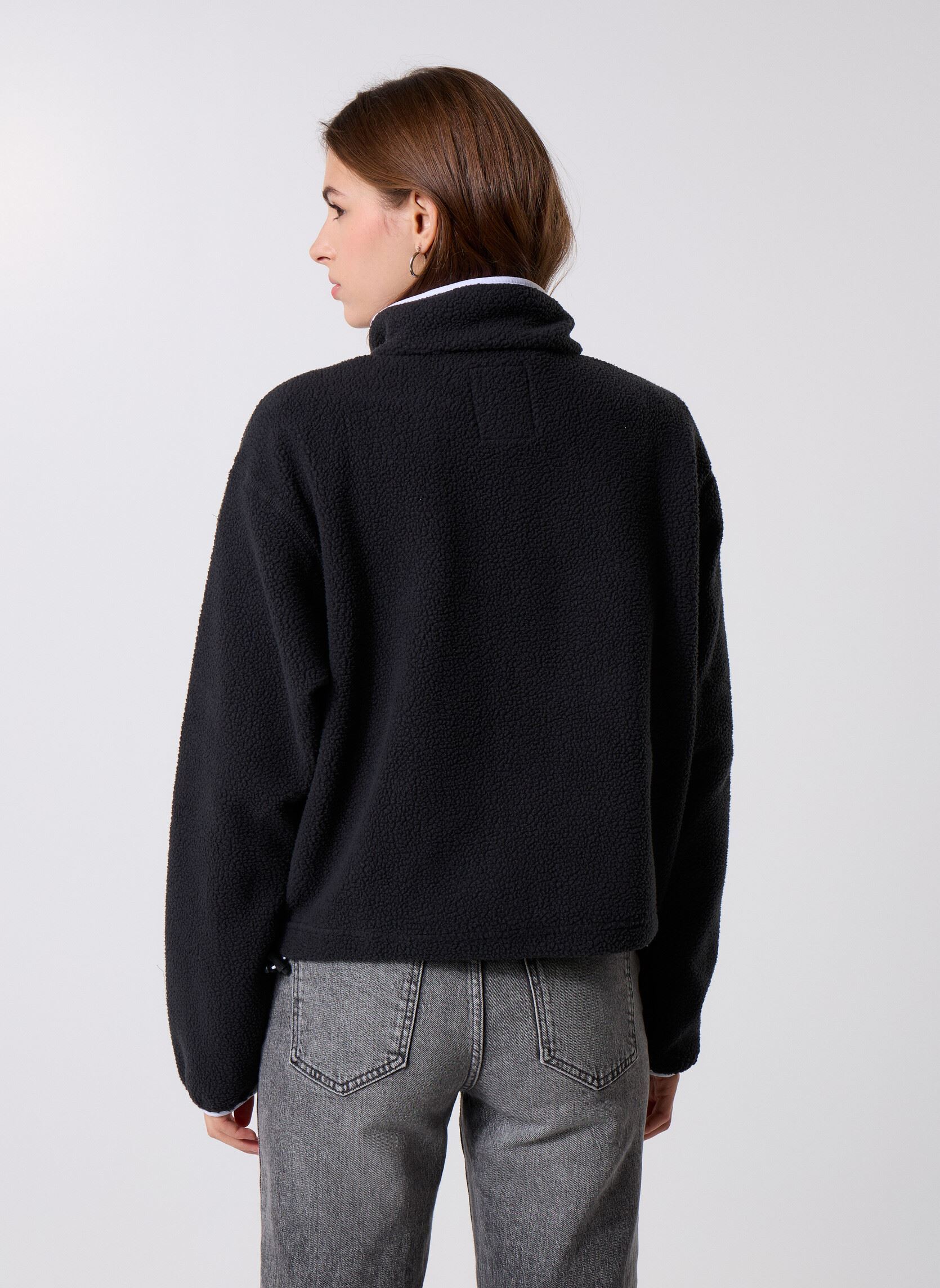Jerséis polares Helvetia II Cropped Half Snap Fleece mujer negro Columbia Jerséis polares Helvetia II Cropped Half Snap Fleece mujer negro BLACK2