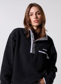 Pulls polaire Helvetia II Cropped Half Snap Fleece femme bleu