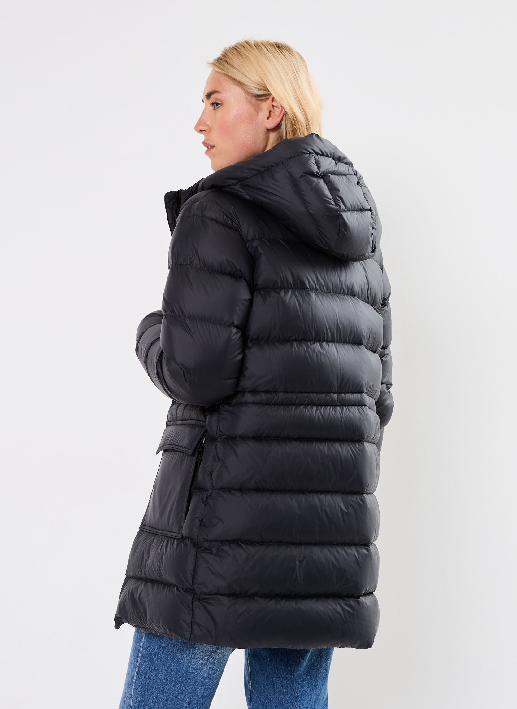 Gewatteerde jassen Harmony Falls Mid Down Jacket dames blauw Columbia Gewatteerde jassen Harmony Falls Mid Down Jacket dames blauw BLACK