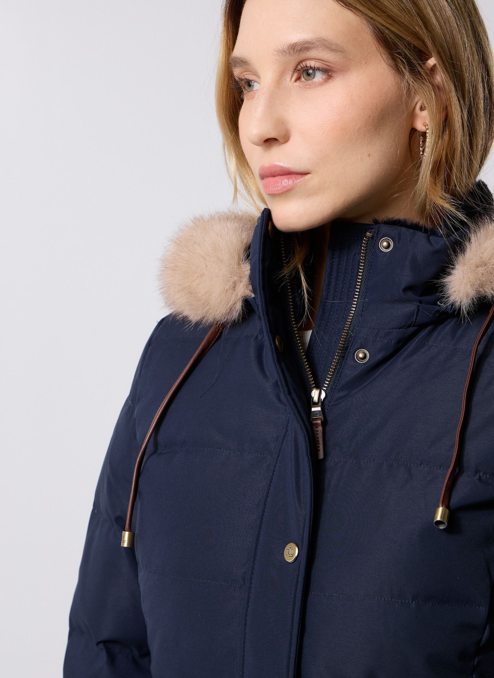 Mantels Ht Pf Trhd35-Insulated-Coat dames blauw Lauren Ralph Lauren Mantels Ht Pf Trhd35-Insulated-Coat dames blauw DK NAVY