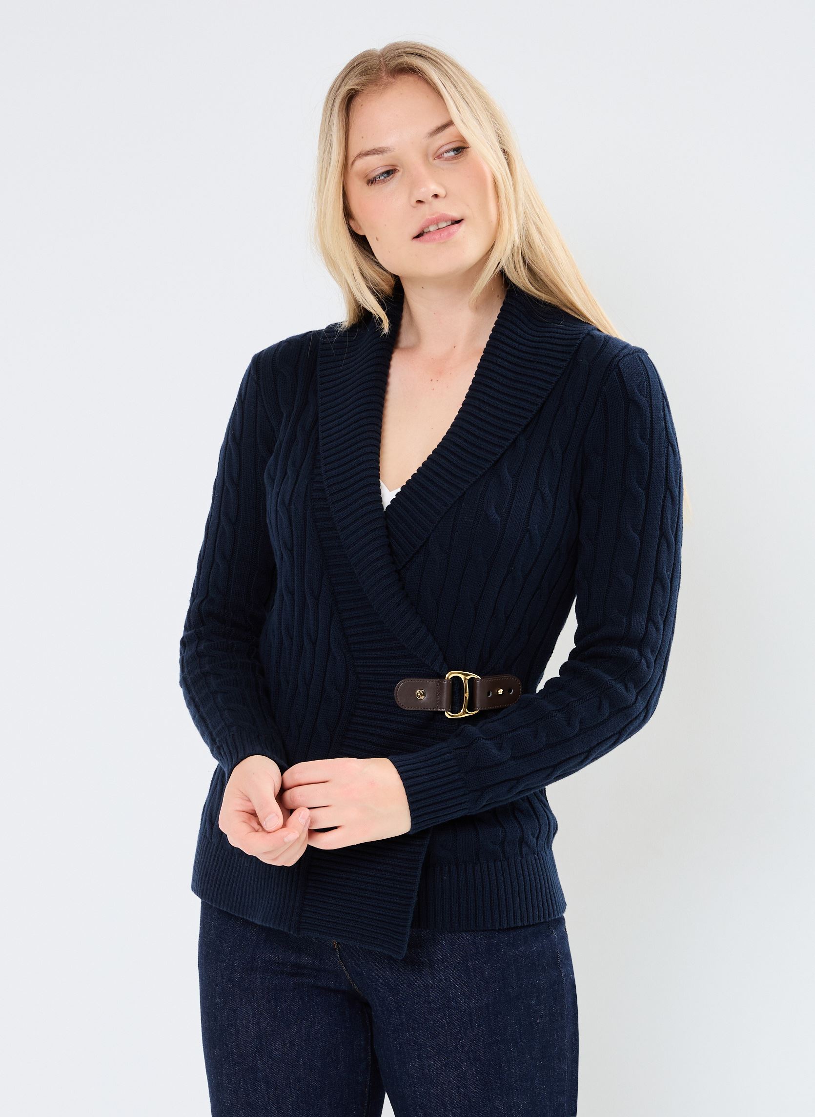 Vêtements Lauren Ralph Lauren Pull à boucle en coton pour Accessoires