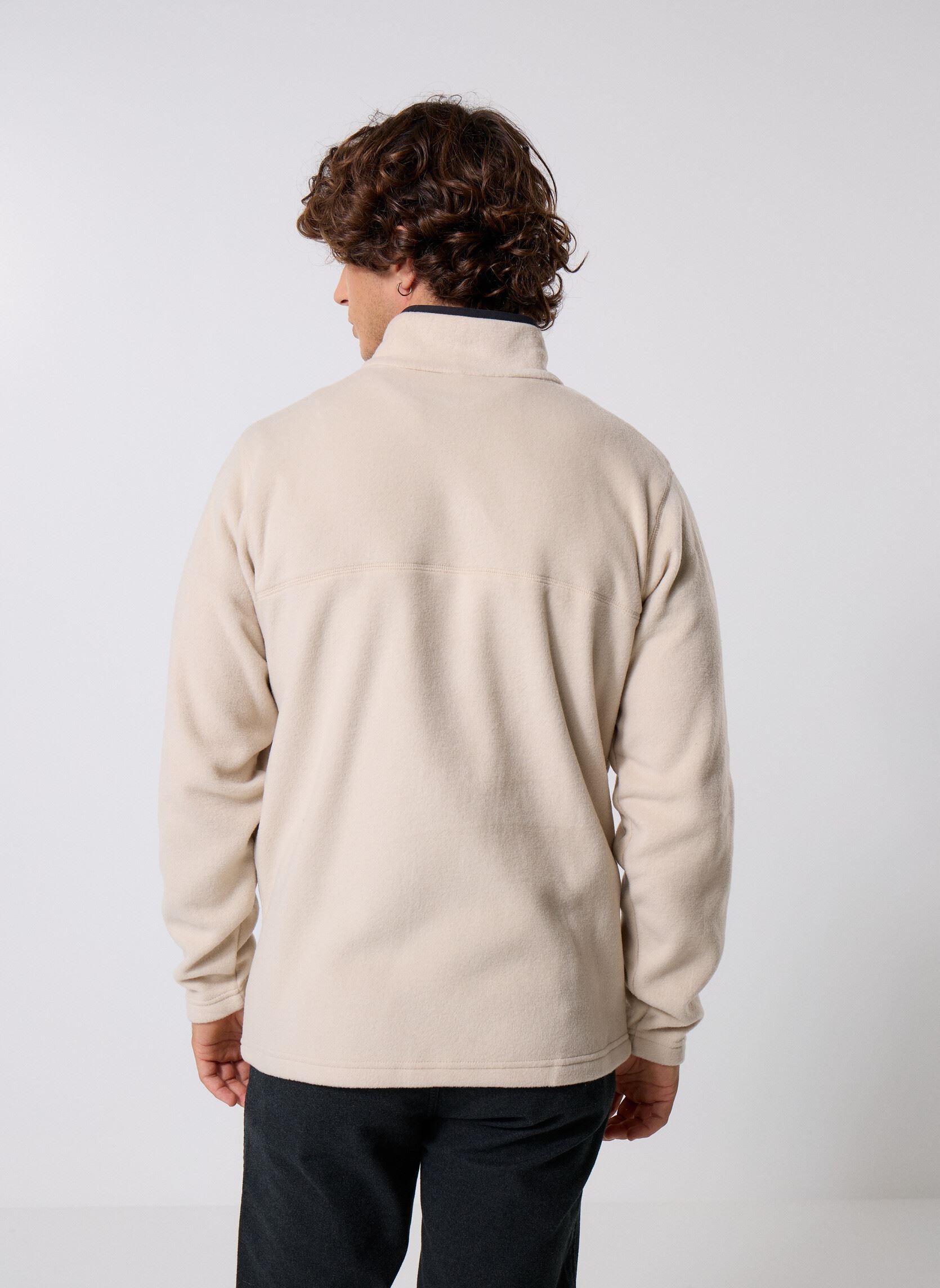 Fleece-Pullover Steens Mountain Half Snap II herren beige Columbia Fleece-Pullover Steens Mountain Half Snap II herren beige ANCIENT FOSSIL, BLACK