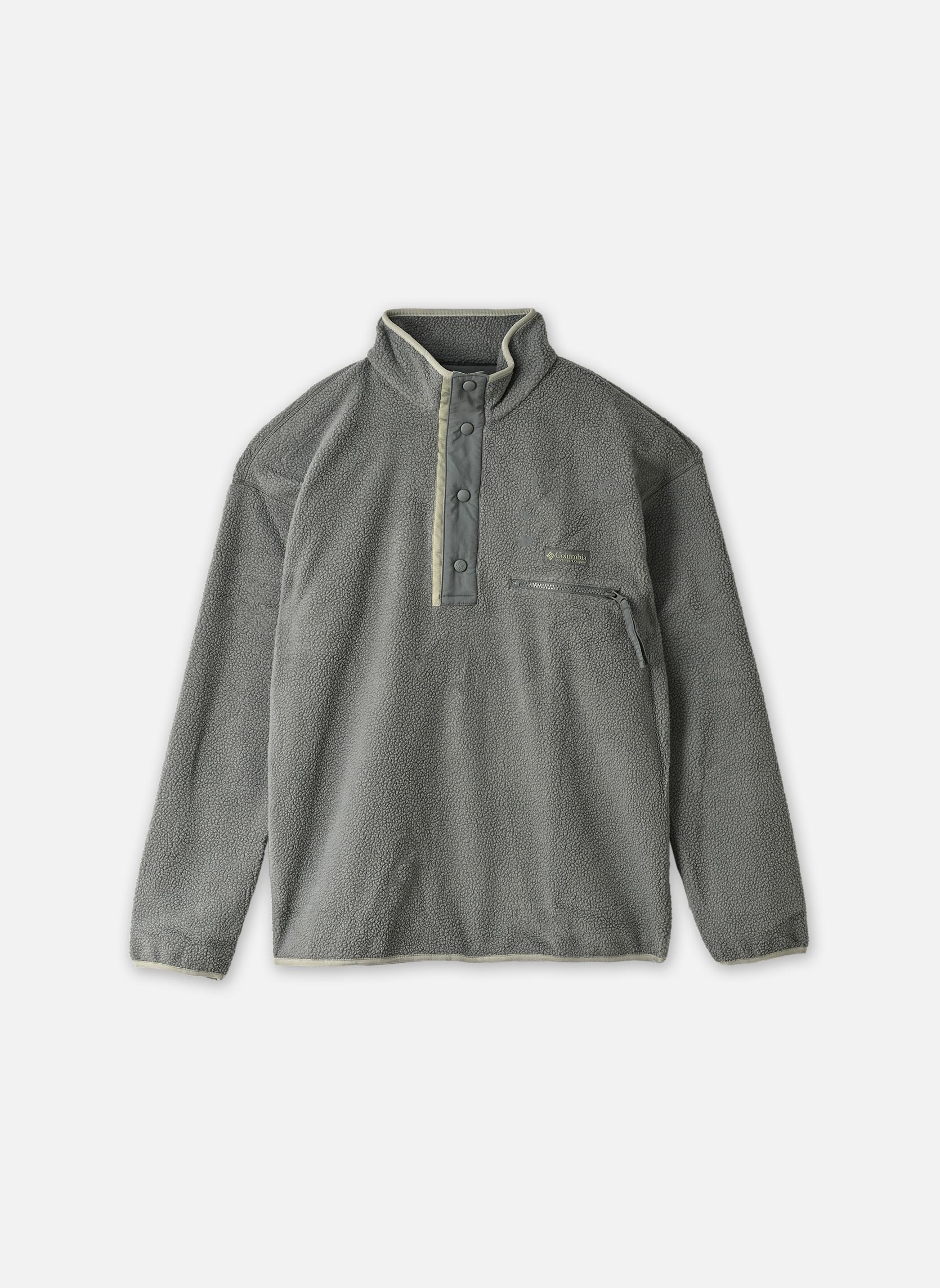 Vestes polaires Helvetia II Half Snap Fleece homme gris Columbia Vestes polaires Helvetia II Half Snap Fleece homme gris SEDONA SAGE