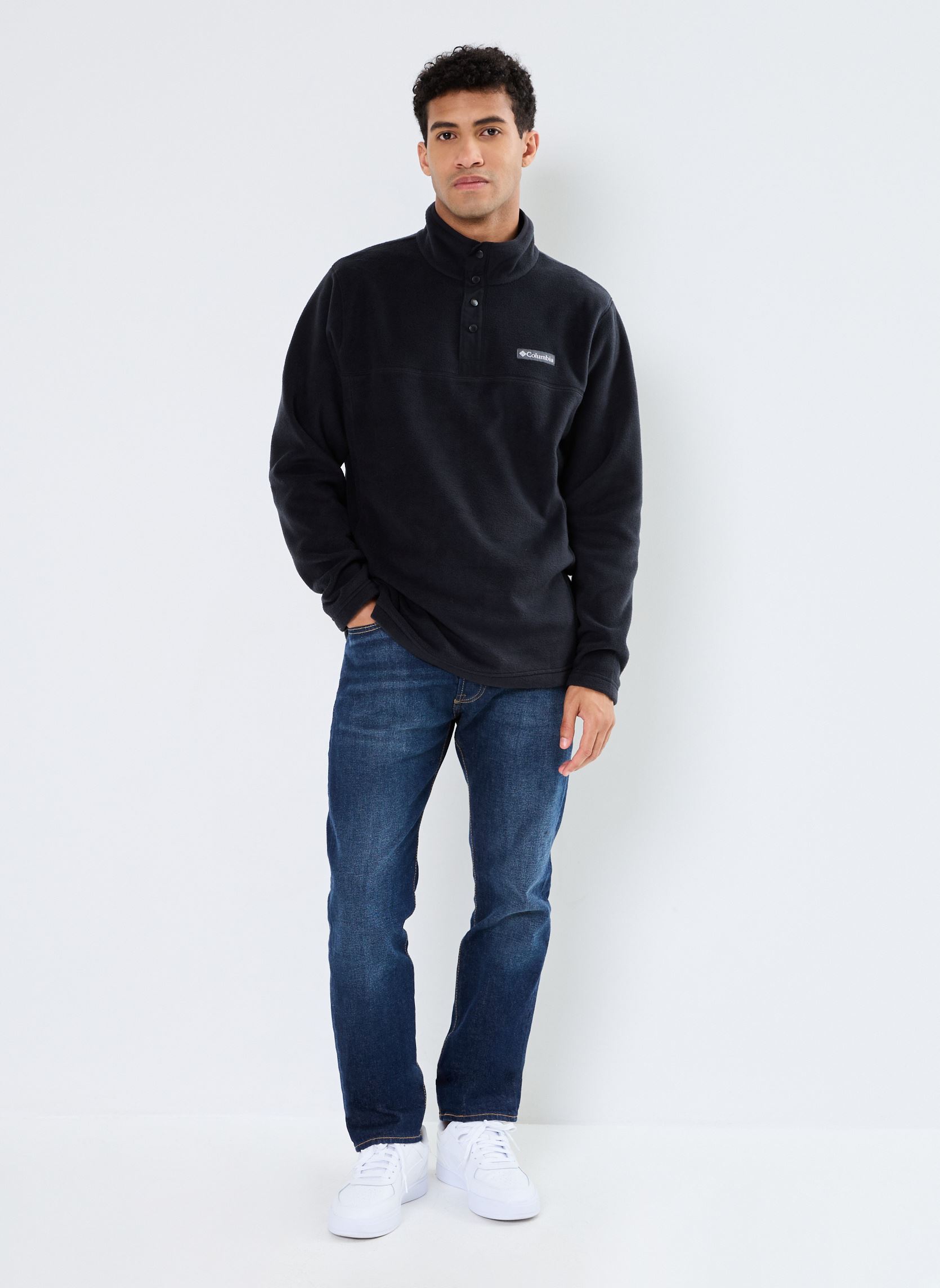Pulls polaires Steens Mountain Half Snap II homme noir Columbia Pulls polaires Steens Mountain Half Snap II homme noir Black