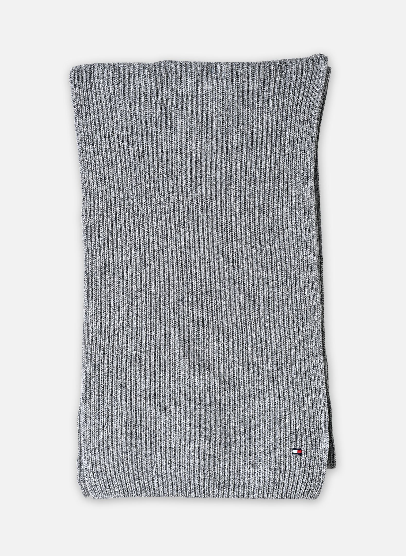 Sjaals Th Flag Pima Cotton AM0AM12847 heren grijs Tommy Hilfiger Sjaals Th Flag Pima Cotton AM0AM12847 heren grijs MEDIUM GREY HEATHER