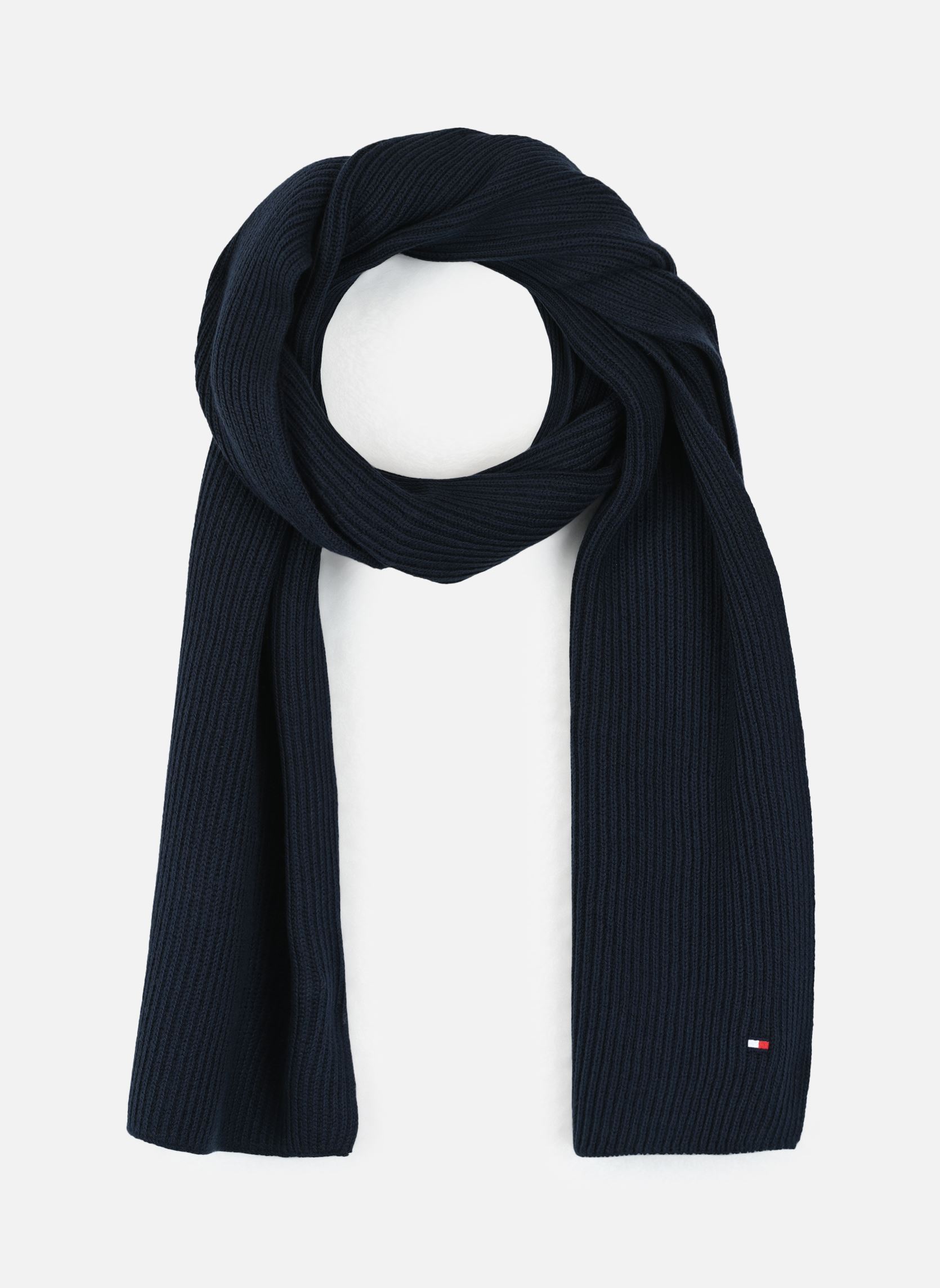 Echarpes Th Flag Pima Cotton AM0AM12847 homme bleu Tommy Hilfiger Echarpes Th Flag Pima Cotton AM0AM12847 homme bleu SPACE BLUE