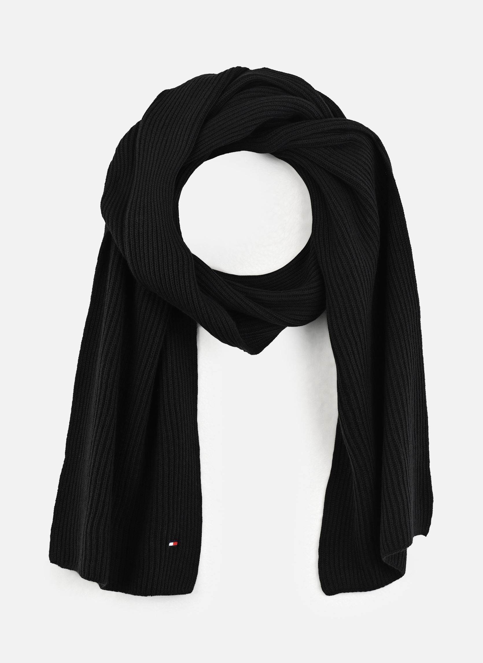 Sjaals Th Flag Pima Cotton AM0AM12847 heren zwart Tommy Hilfiger Sjaals Th Flag Pima Cotton AM0AM12847 heren zwart BLACK