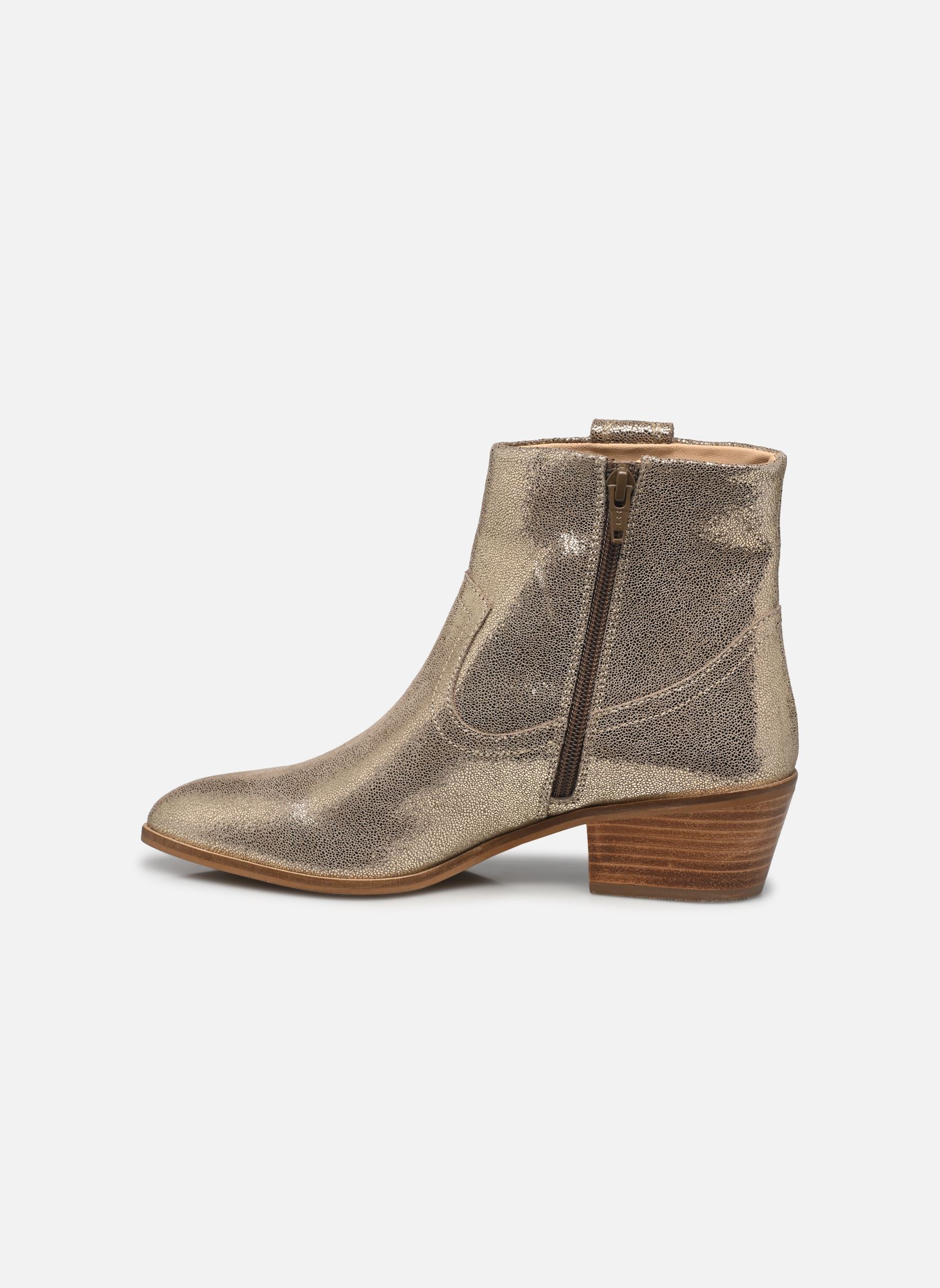 Botines tipo vaquero LADYZ mujer oro y bronce Les Tropéziennes par M Belarbi Botines tipo vaquero LADYZ mujer oro y bronce OR IRISE