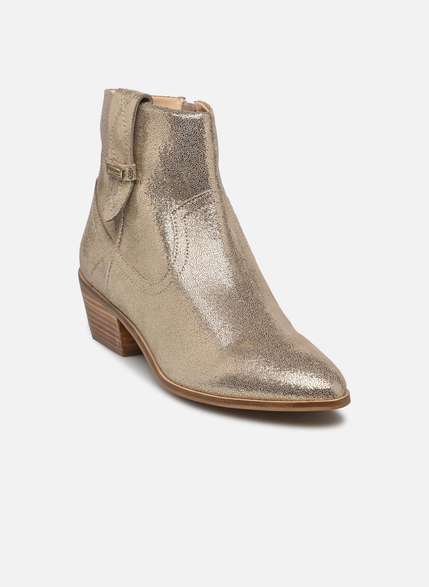Botines tipo vaquero LADYZ mujer oro y bronce Les Tropéziennes par M Belarbi Botines tipo vaquero LADYZ mujer oro y bronce OR IRISE