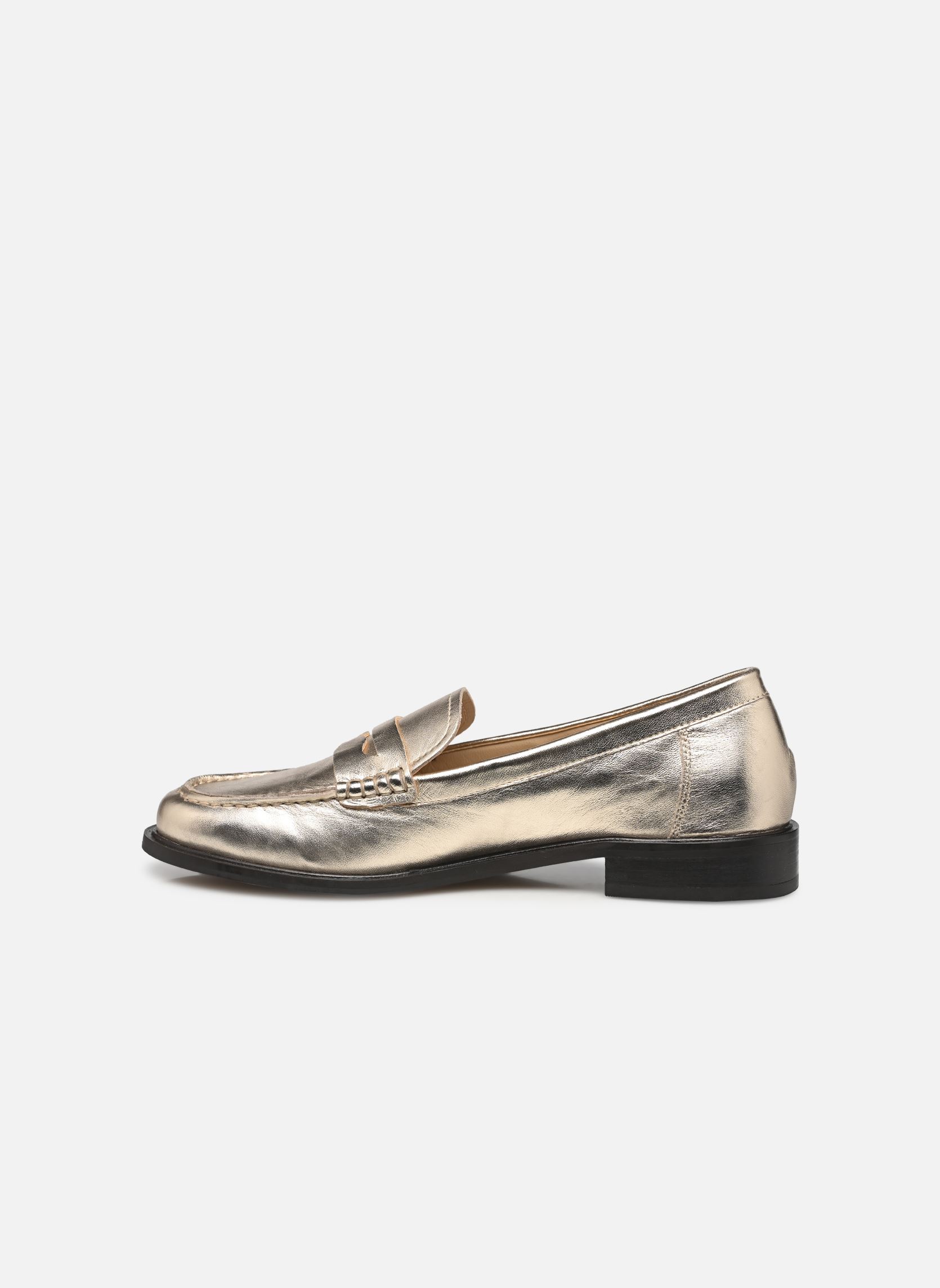 Mocassins LUCIE femme or et bronze Les Tropéziennes par M Belarbi Mocassins LUCIE femme or et bronze Or