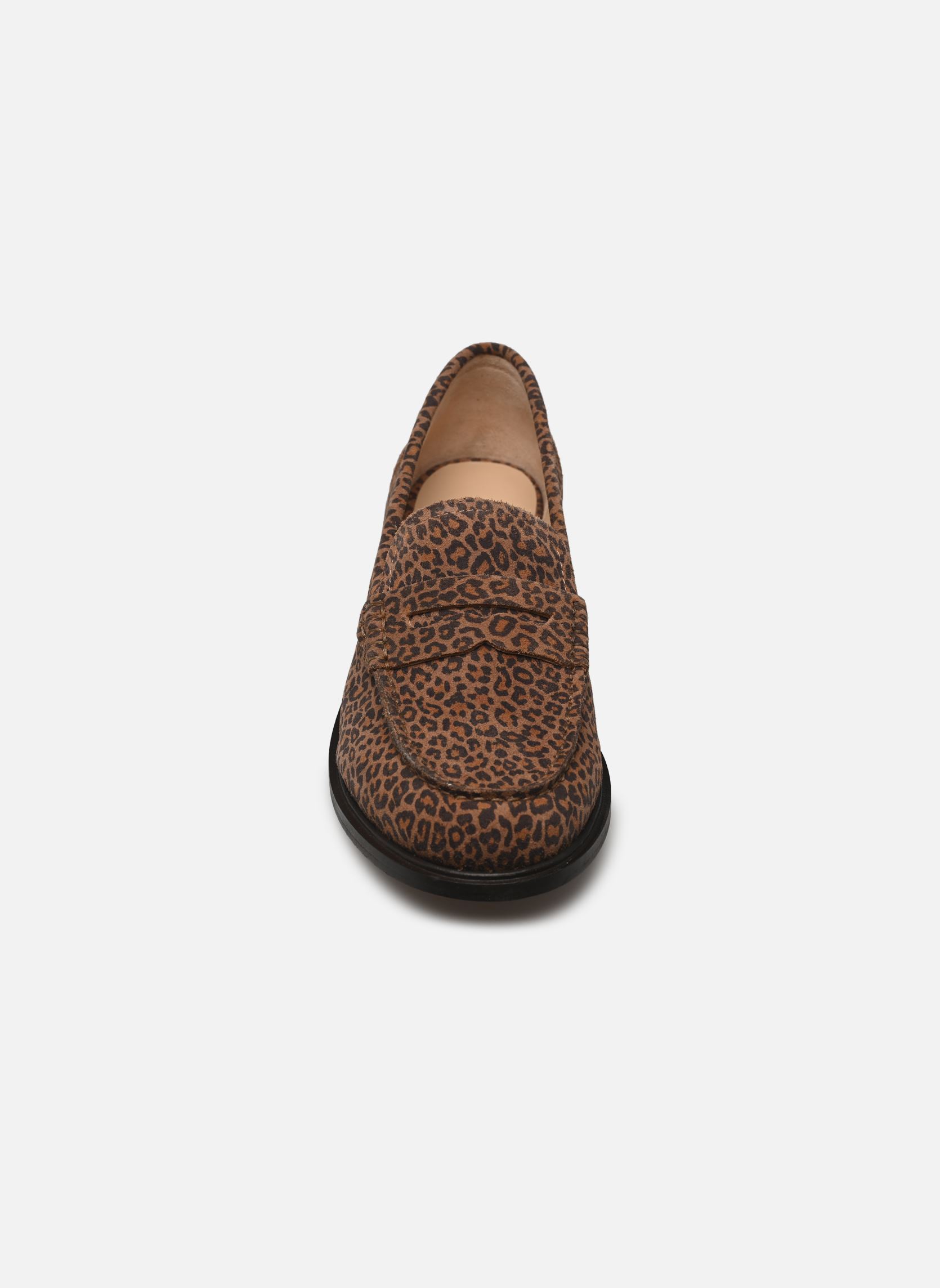 Mocasines LUCIE mujer beige Les Tropéziennes par M Belarbi Mocasines LUCIE mujer beige LEOPARD