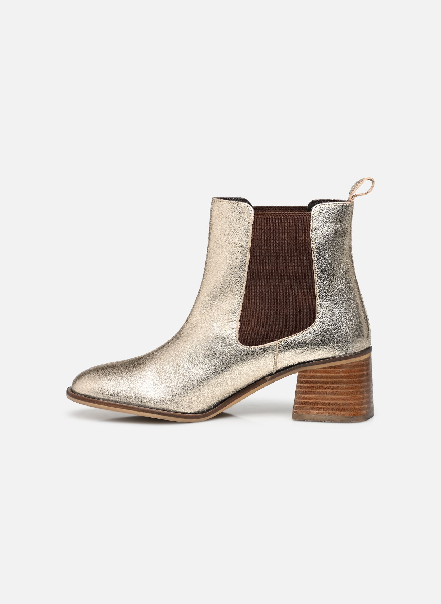 Botines y botas FILOU mujer oro y bronce Les Tropéziennes par M Belarbi Botines y botas FILOU mujer oro y bronce OR CRAQUELE