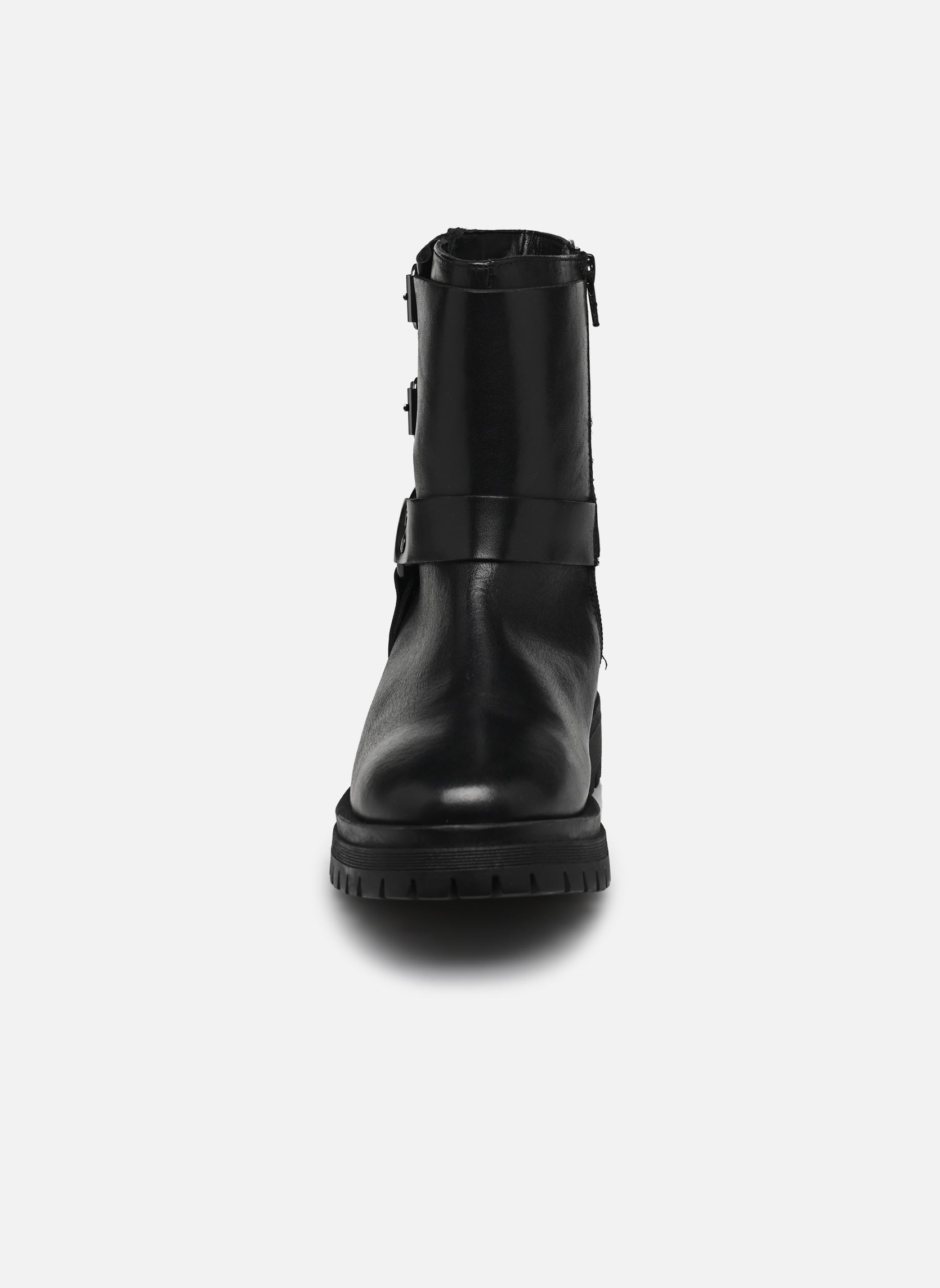 Bottines motardes FLINT femme noir Les Tropéziennes par M Belarbi Bottines motardes FLINT femme noir NOIR