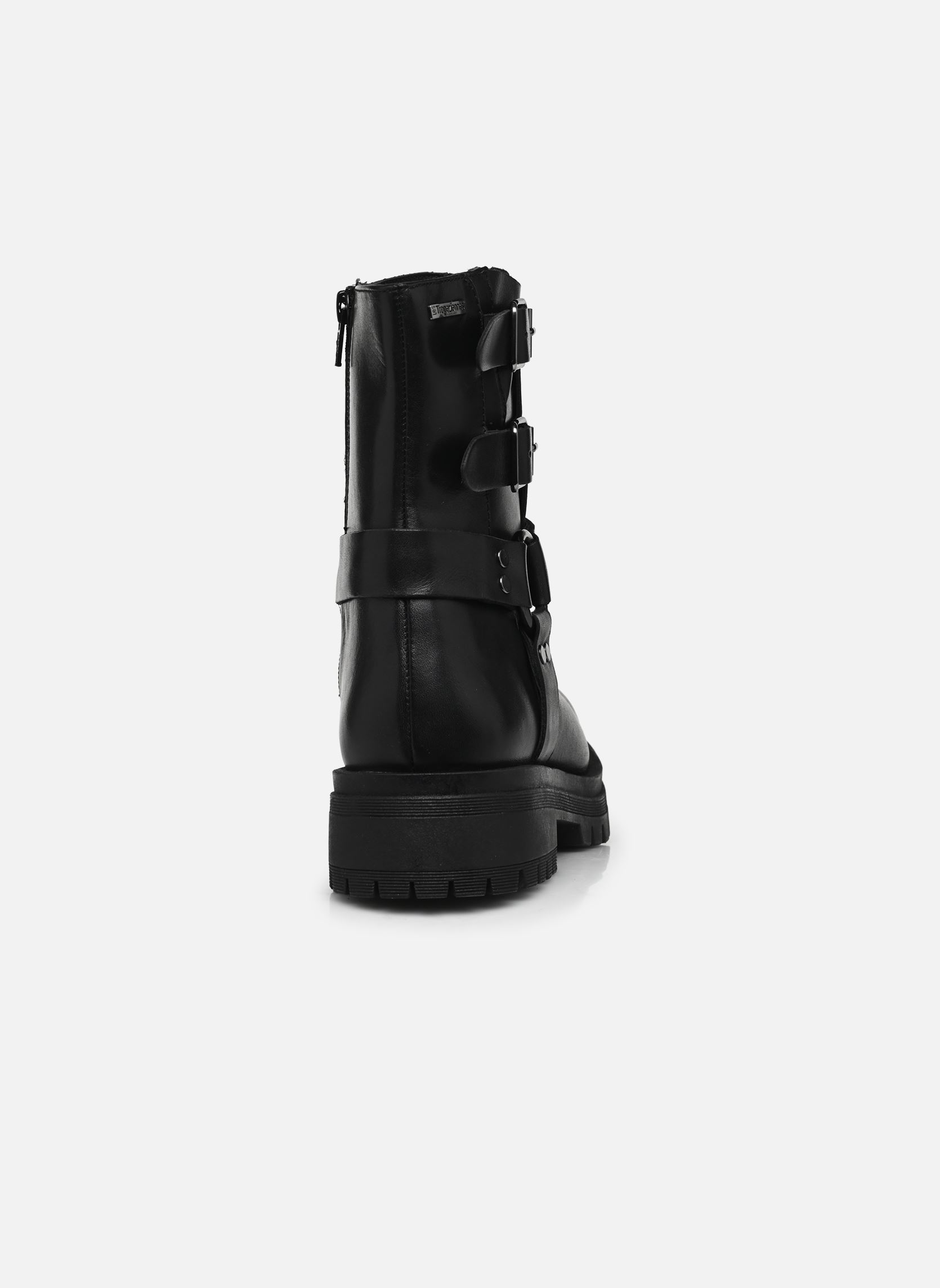 Bottines motardes FLINT femme noir Les Tropéziennes par M Belarbi Bottines motardes FLINT femme noir NOIR