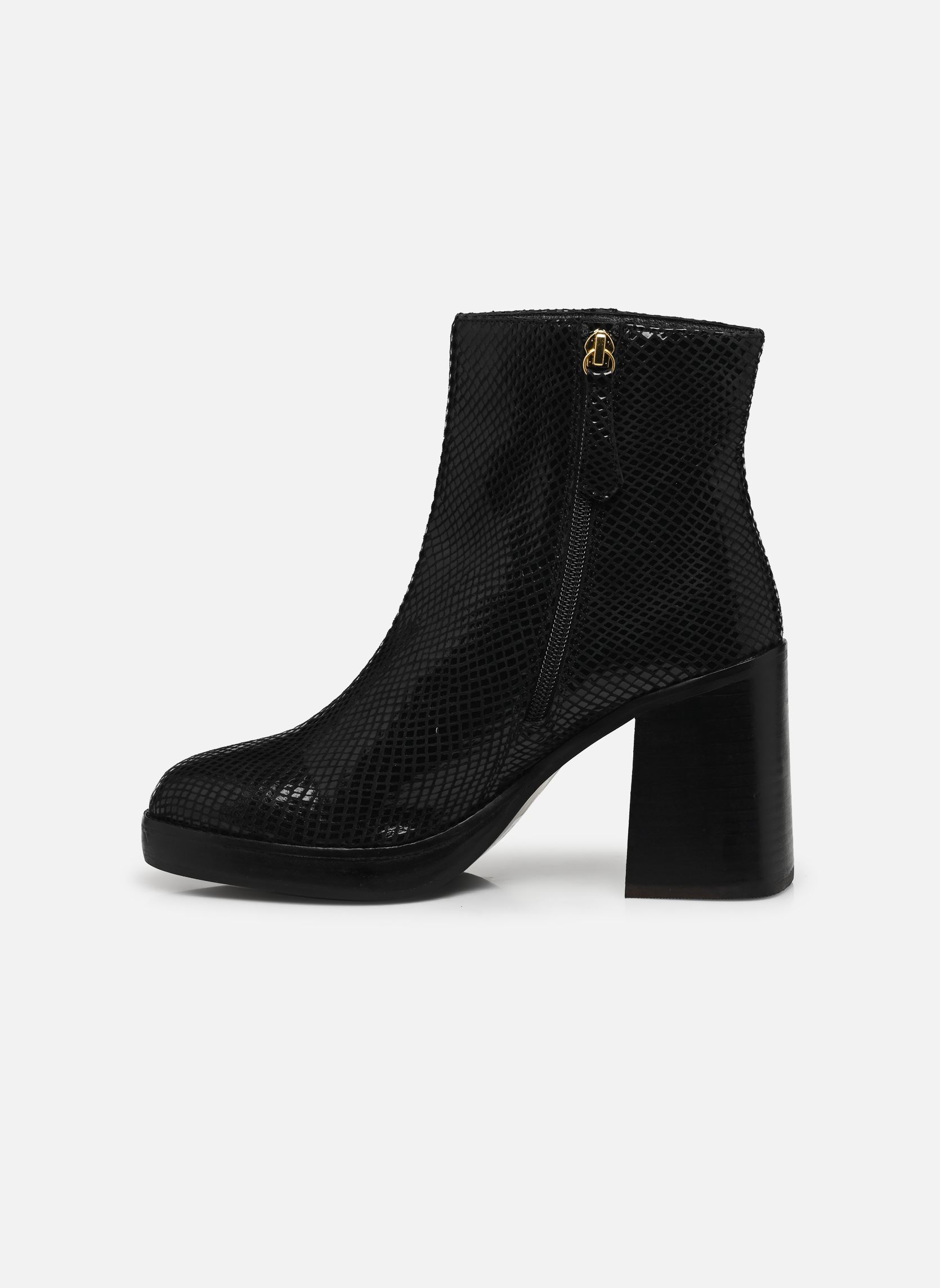 Bottines et boots LAURIANE femme noir Les Tropéziennes par M Belarbi Bottines et boots LAURIANE femme noir NOIR SERPENT