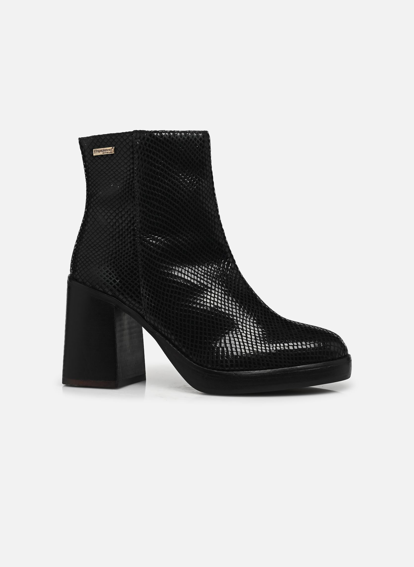 Bottines et boots LAURIANE femme noir Les Tropéziennes par M Belarbi Bottines et boots LAURIANE femme noir NOIR SERPENT