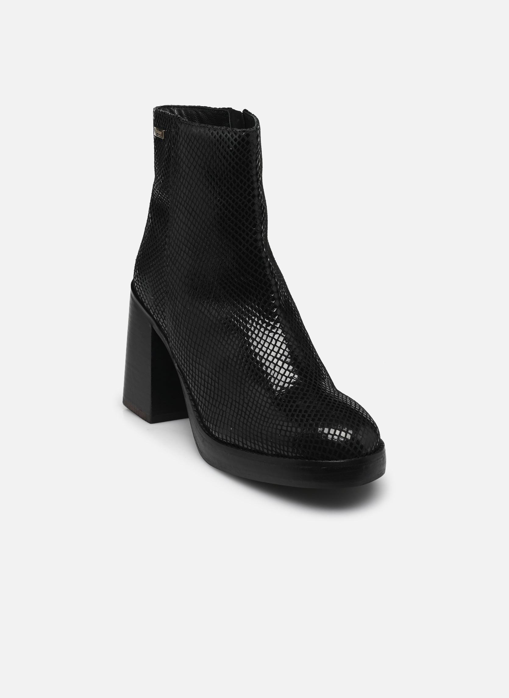 Bottines et boots LAURIANE femme noir Les Tropéziennes par M Belarbi Bottines et boots LAURIANE femme noir NOIR SERPENT