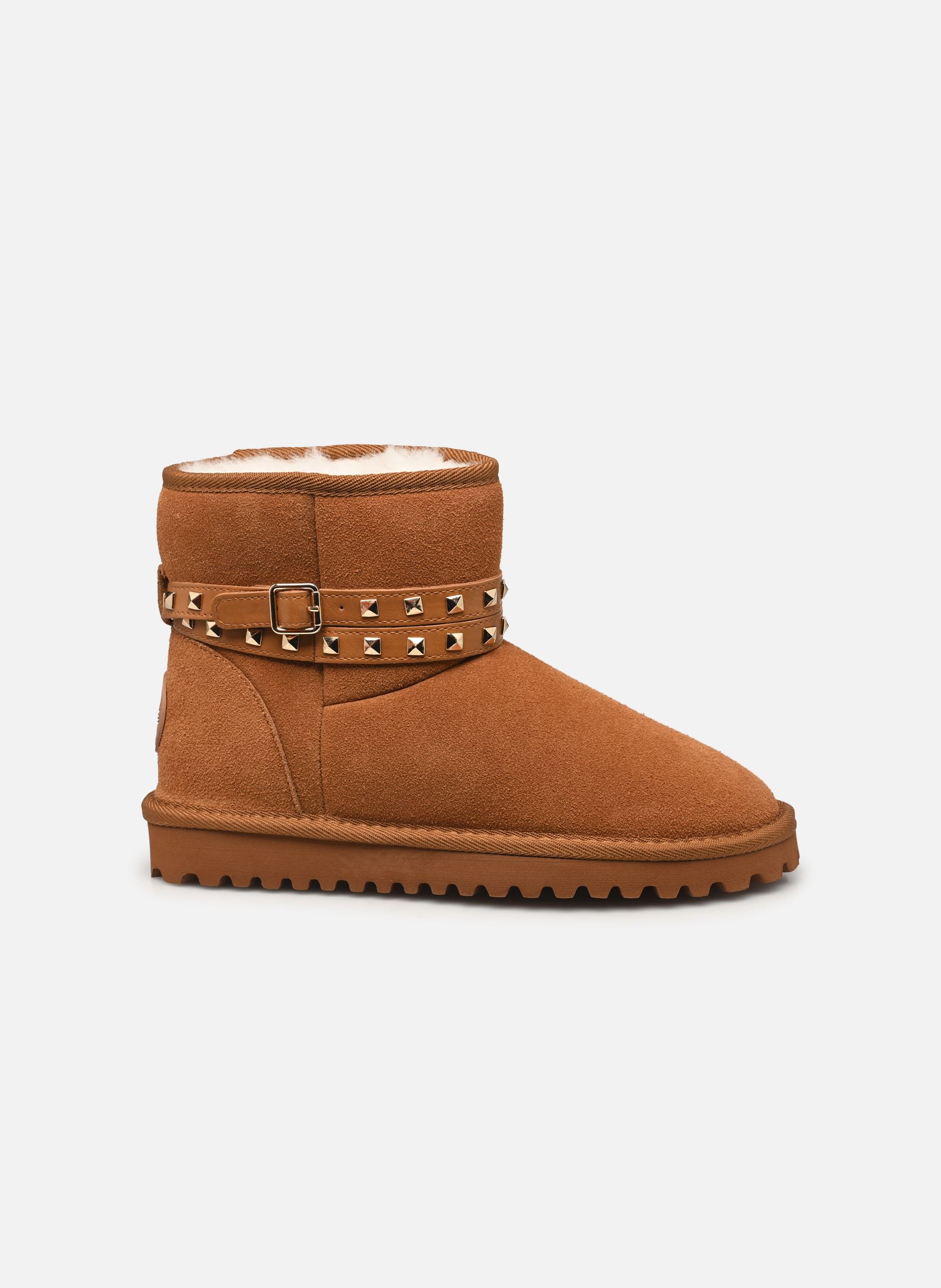 Bottines fourrées CHACHOU femme marron Les Tropéziennes par M Belarbi Bottines fourrées CHACHOU femme marron CAMEL