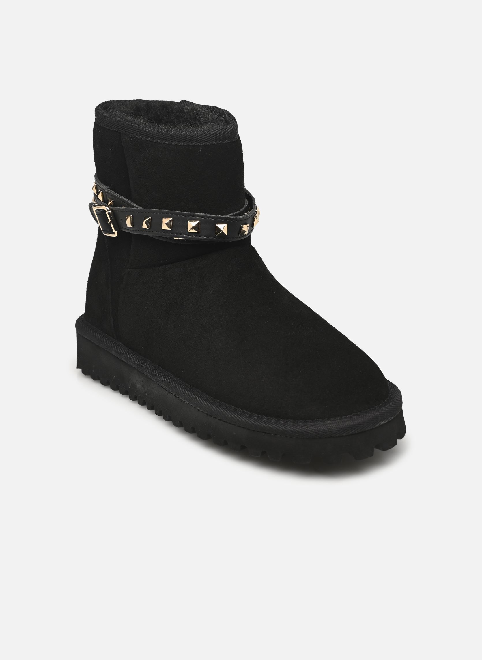 Bottines fourrées CHACHOU femme noir Les Tropéziennes par M Belarbi Bottines fourrées CHACHOU femme noir NOIR