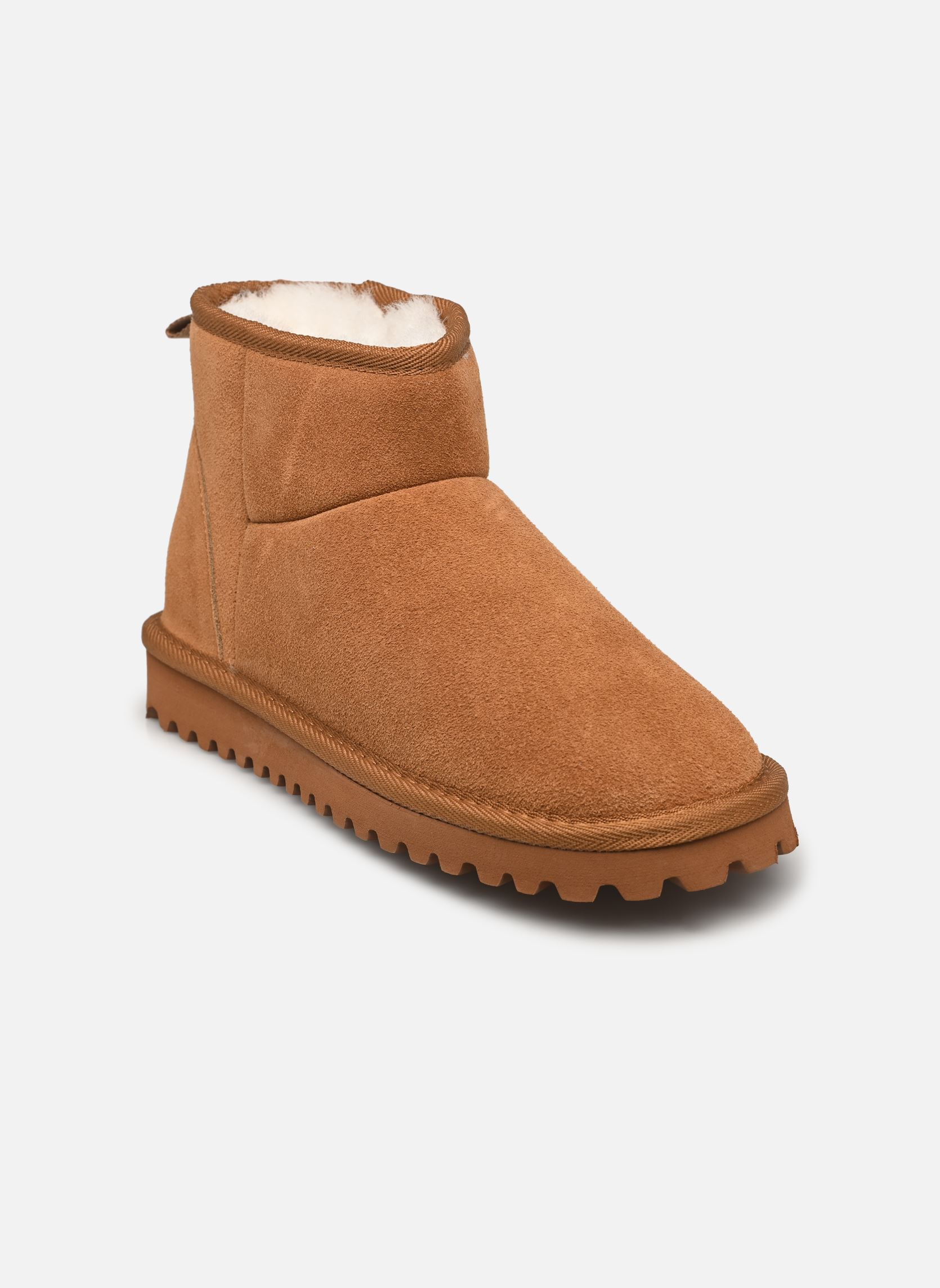 Bottines fourrées CHAKIR femme marron Les Tropéziennes par M Belarbi Bottines fourrées CHAKIR femme marron CAMEL